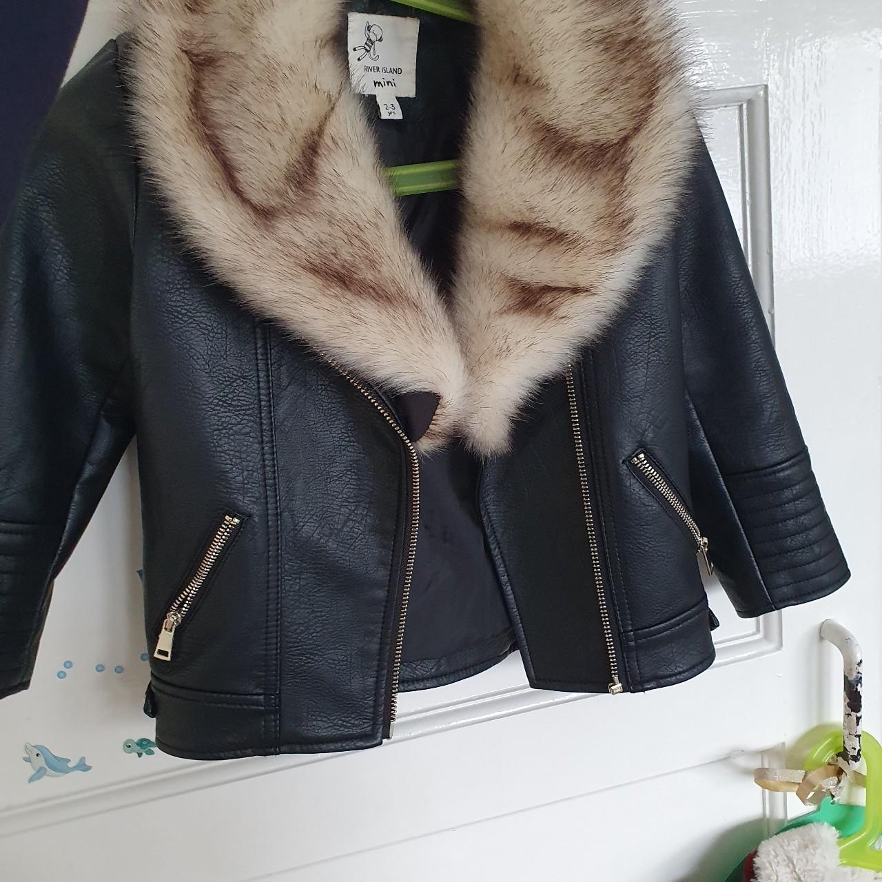 River island baby store girl leather jacket