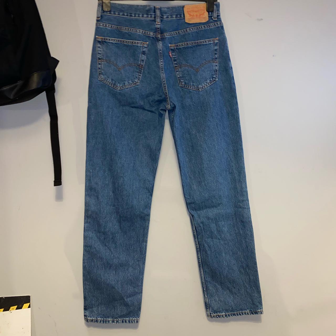 levi 504 blue jeans