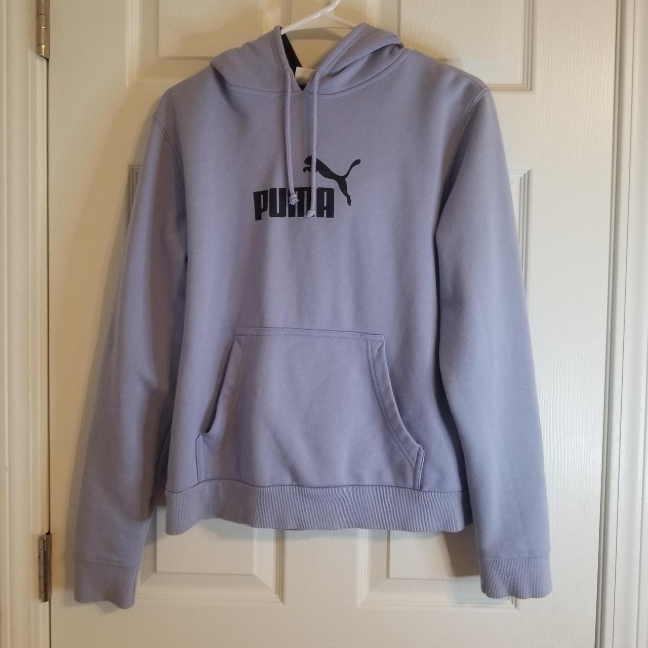 Puma size large hoodie. In great condition only flaw... - Depop