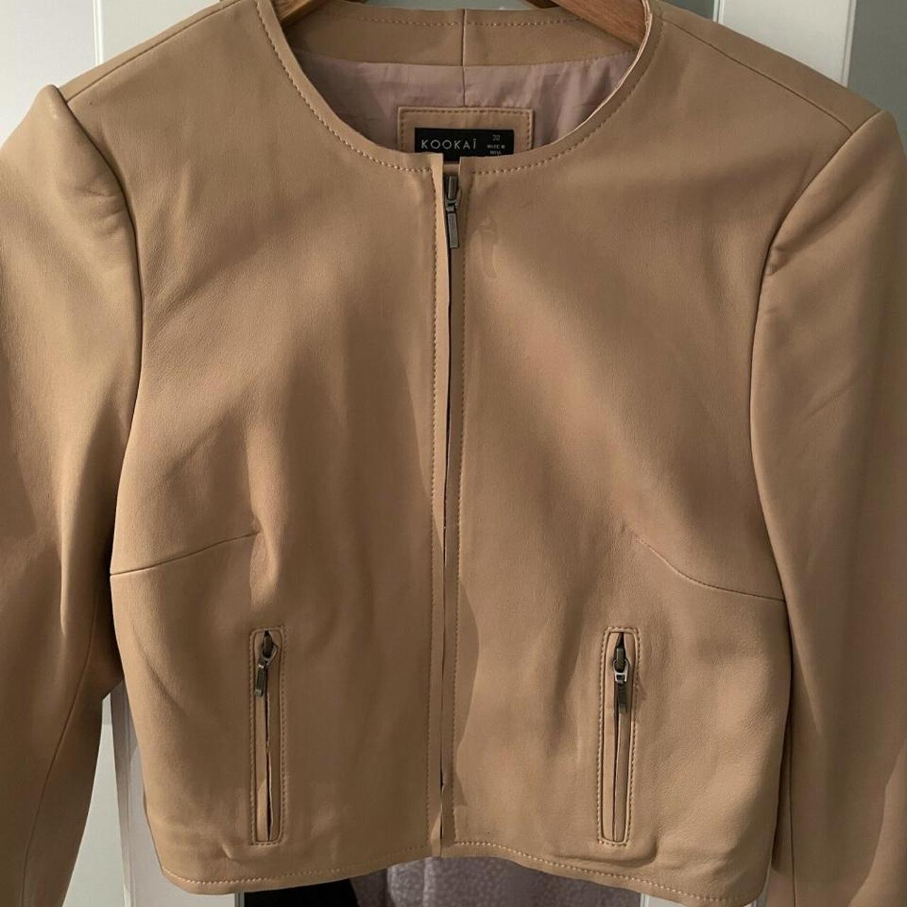 Kookai Leather Jacket RRP $380 Size 36 (6-8) Depop - Main Image