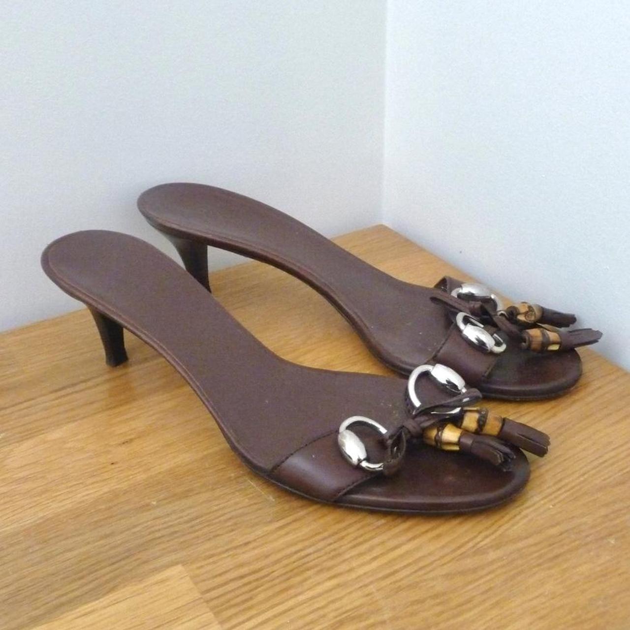 vintage gucci horsebit kitten heels so classy and... Depop