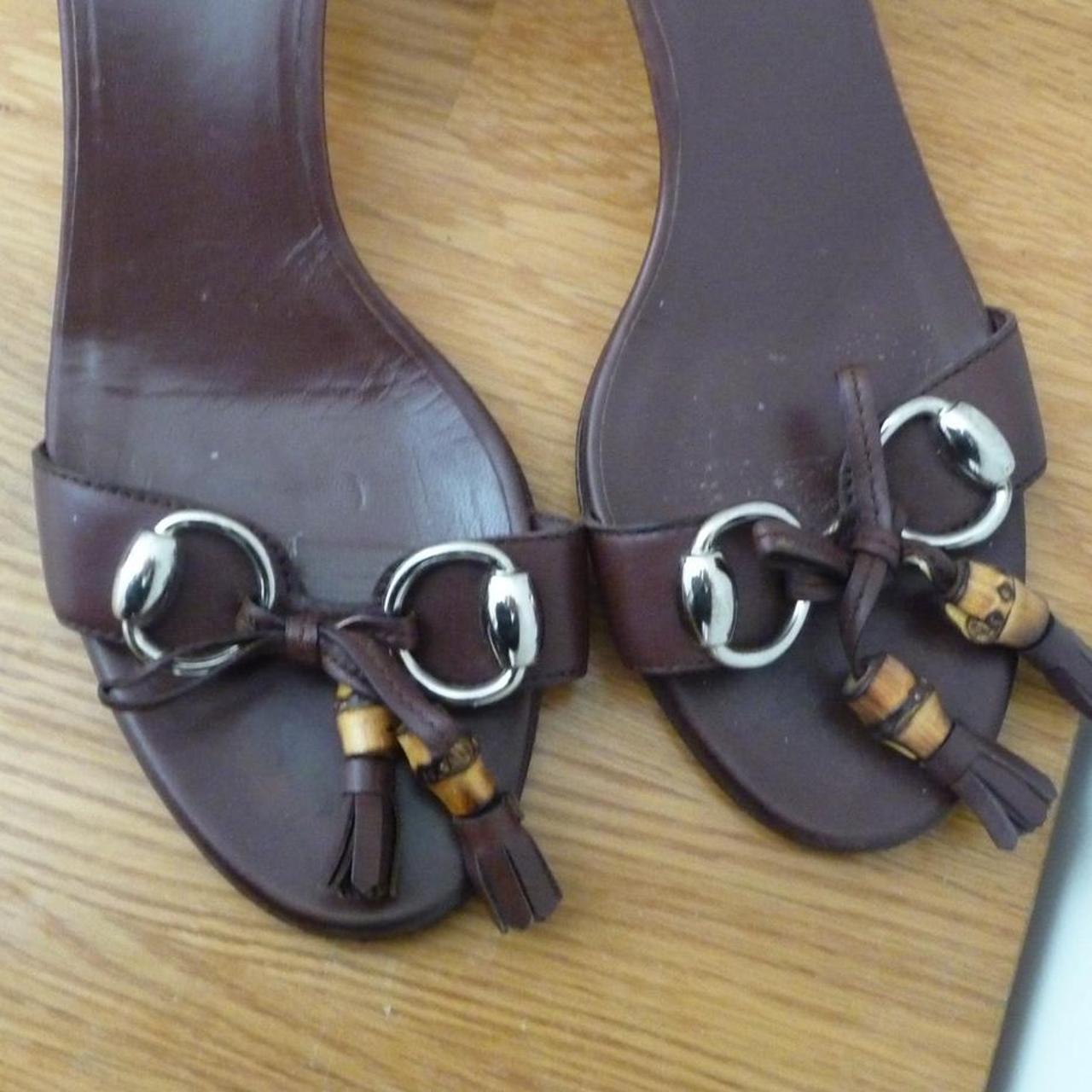 vintage gucci horsebit kitten heels so classy and... - Depop