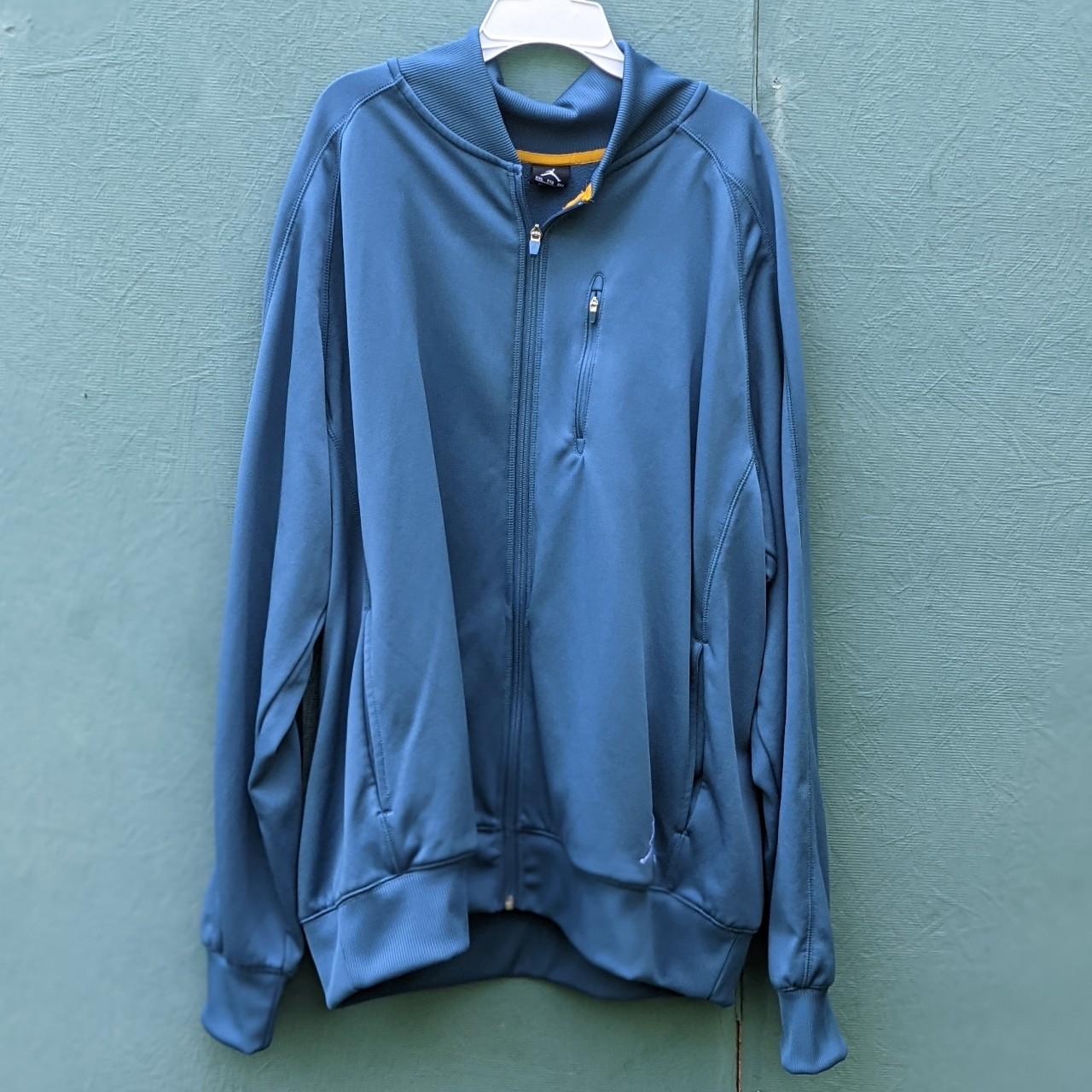 Blue and yellow outlet jordan jacket