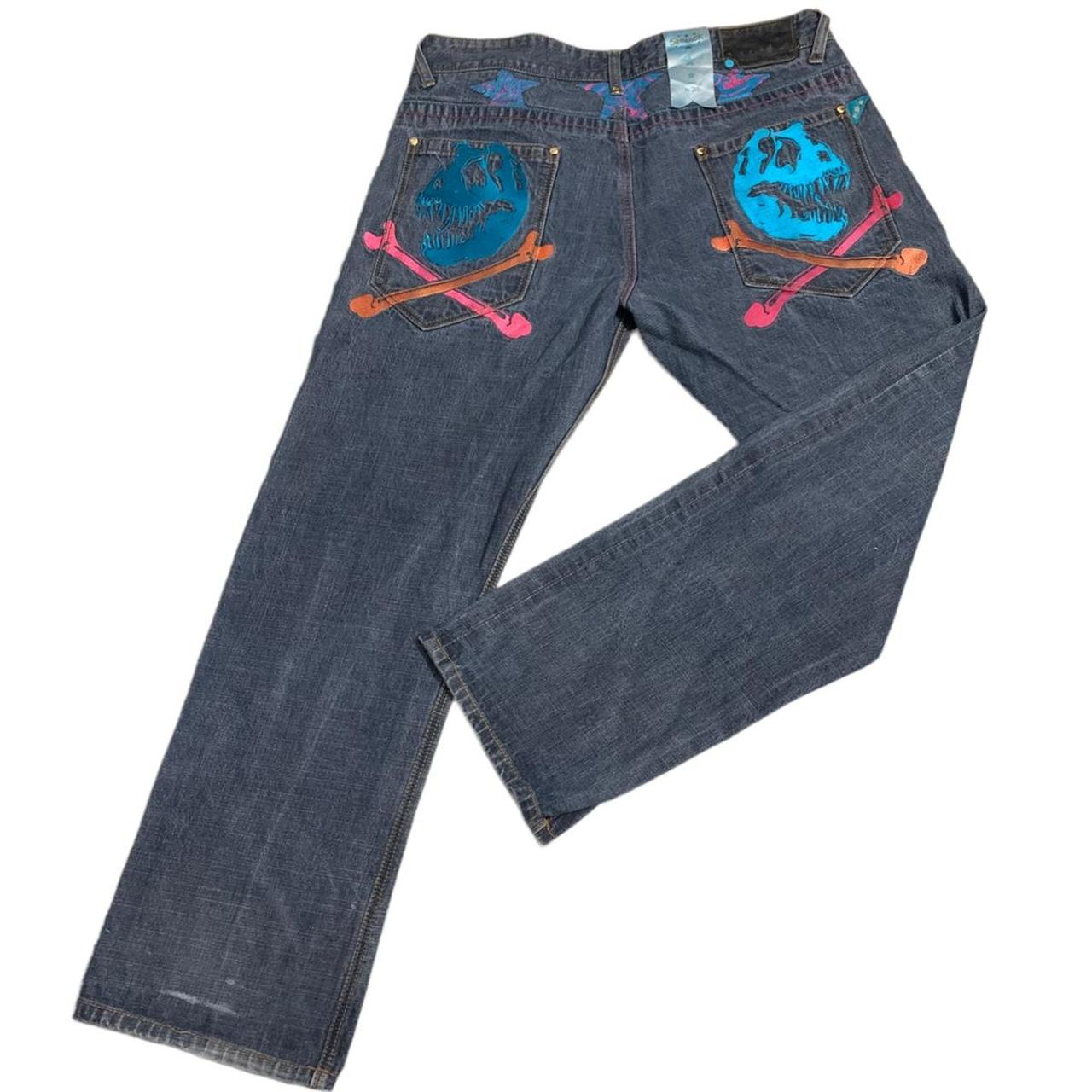 マルクス mmoption scull embroidery denim Denim Skull Embroidery Shorts – Zapps Clothing