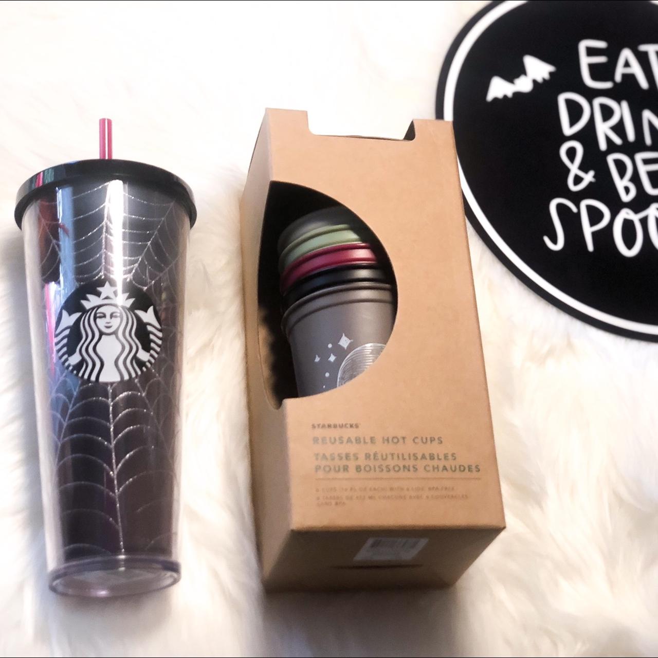 Starbucks stainless 24 oz water tumblers with straws - Depop