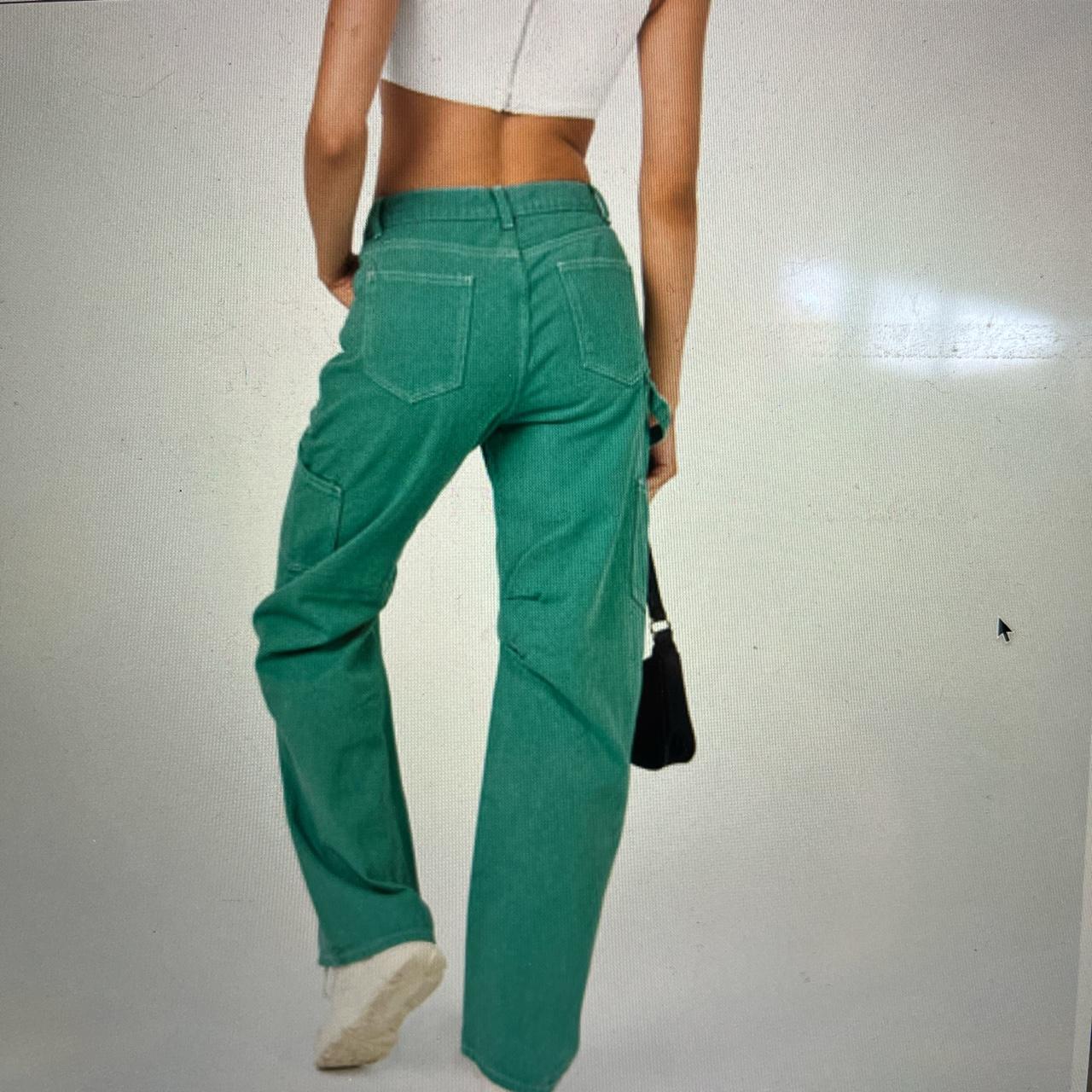 MIAMI VICE PANTS GREEN 🐸 Lioness bought from... - Depop