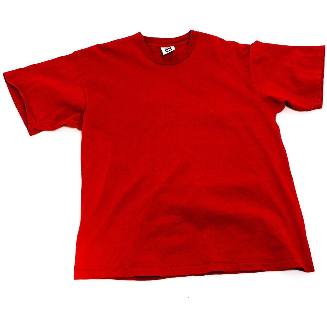 Lee Men's Red T-shirt | Depop