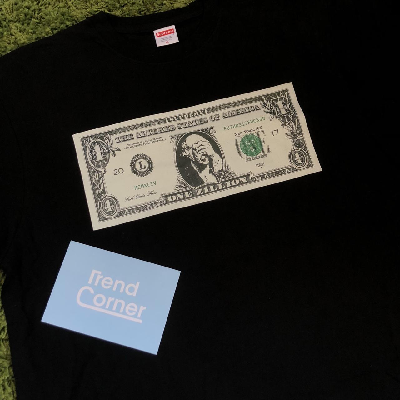 Supreme SS17 zillion dollar tee, •Size:...