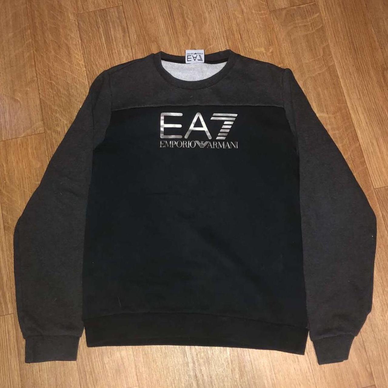 Emporio armani grey clearance jumper