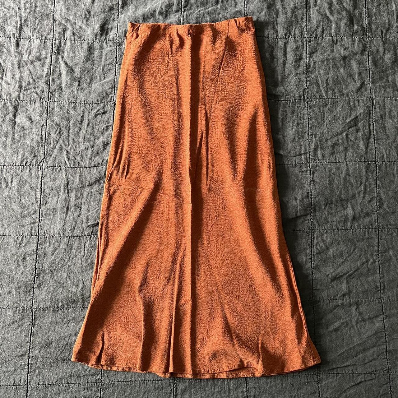 KOOKAÏ Women's Burgundy and Orange Skirt (2)