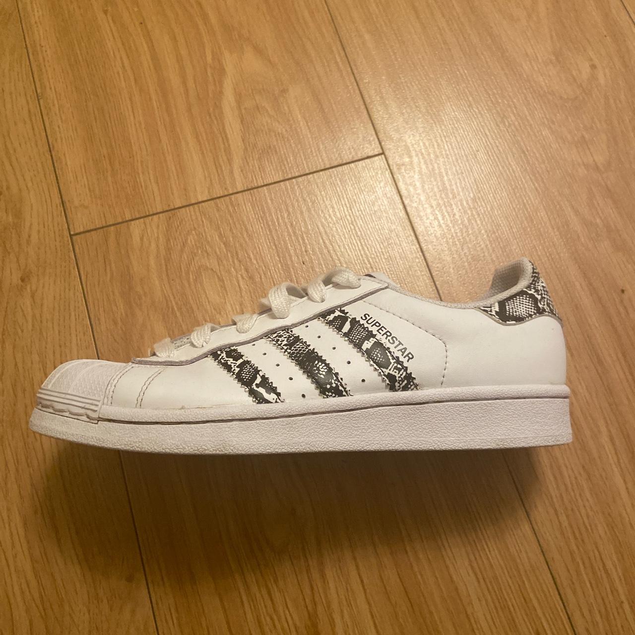 Adidas Snakeskin Superstar Runners. Worn Once, Like... - Depop