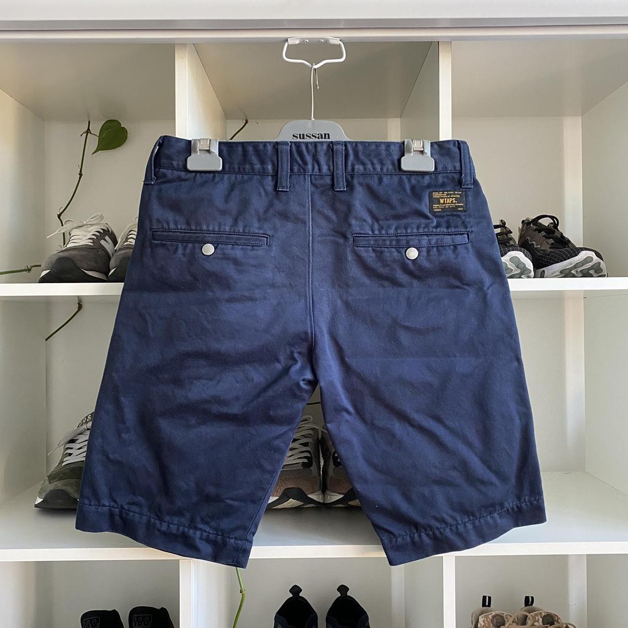 WTAPS Khaki Shorts 14ss (Navy) Size: Mike... - Depop