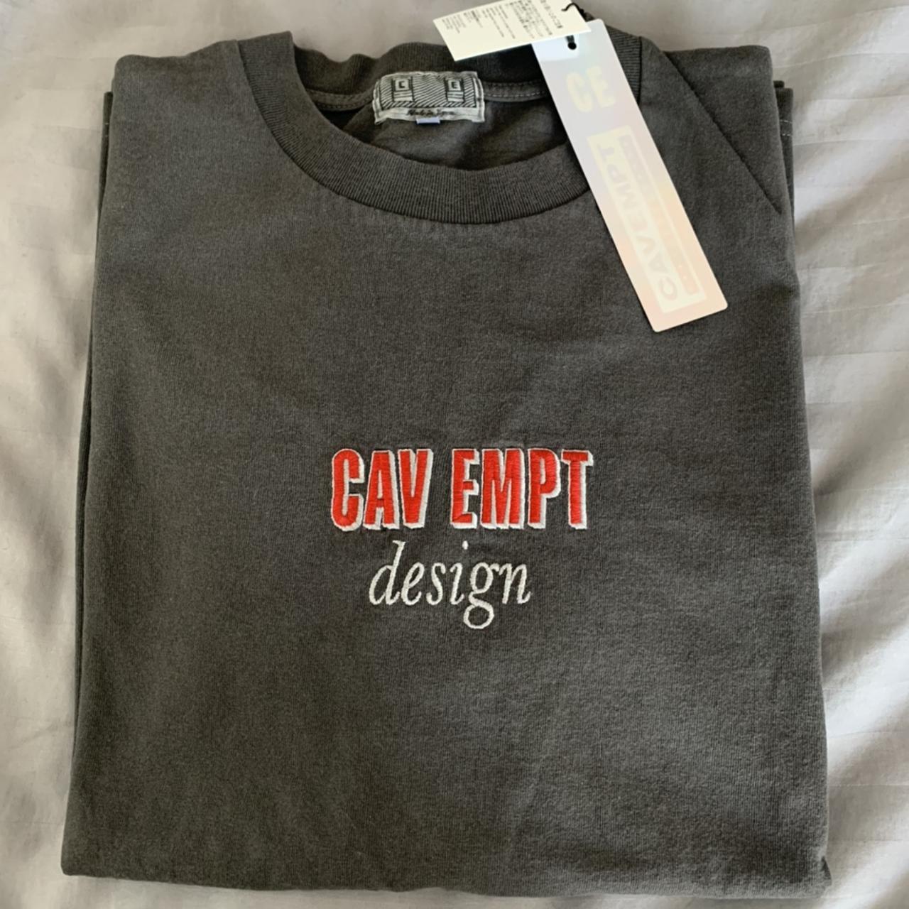 Cav Empt Design Overdye T-shirt from Fall 2018 You - Depop