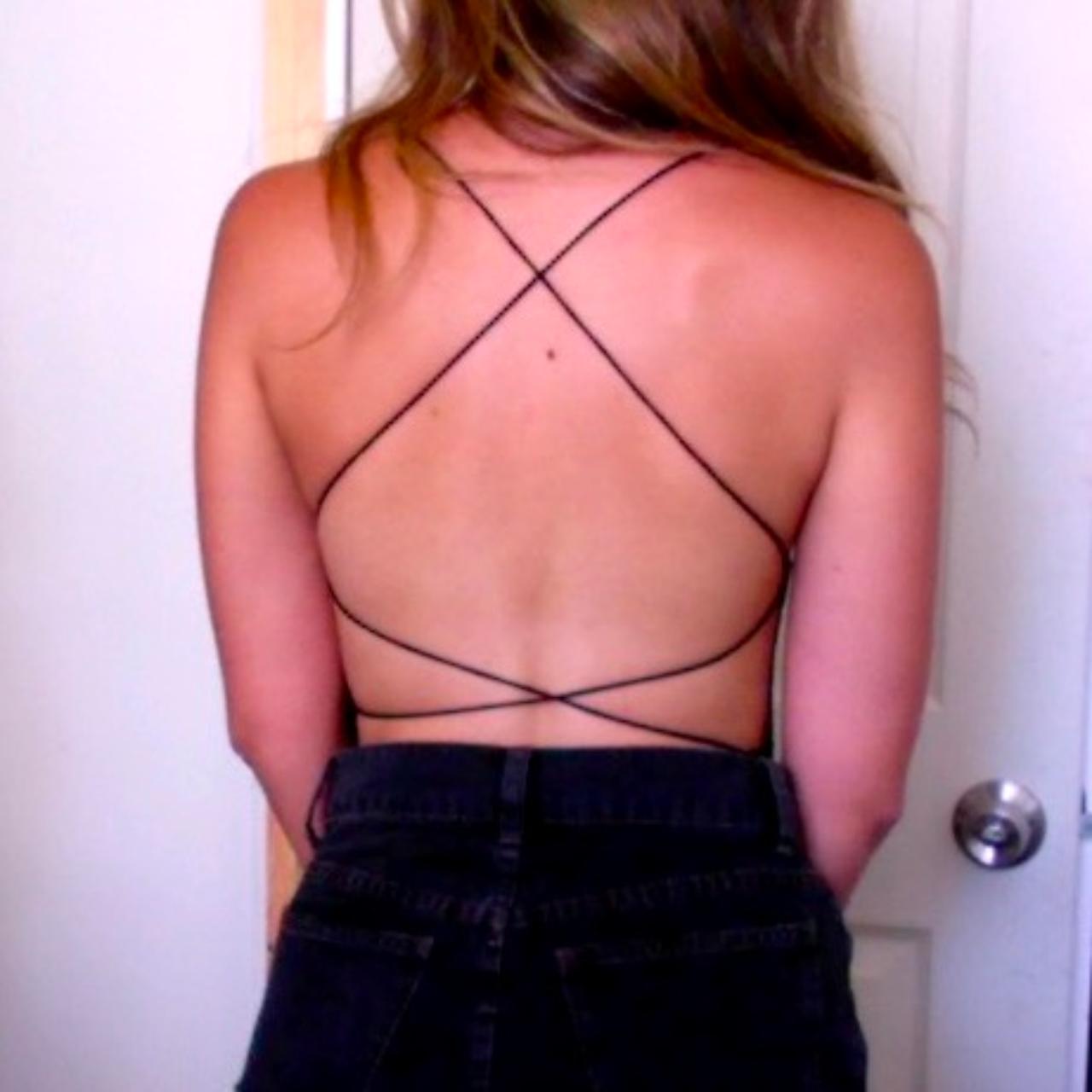 brandy-melville-black-body-suit-open-back-brandy-depop