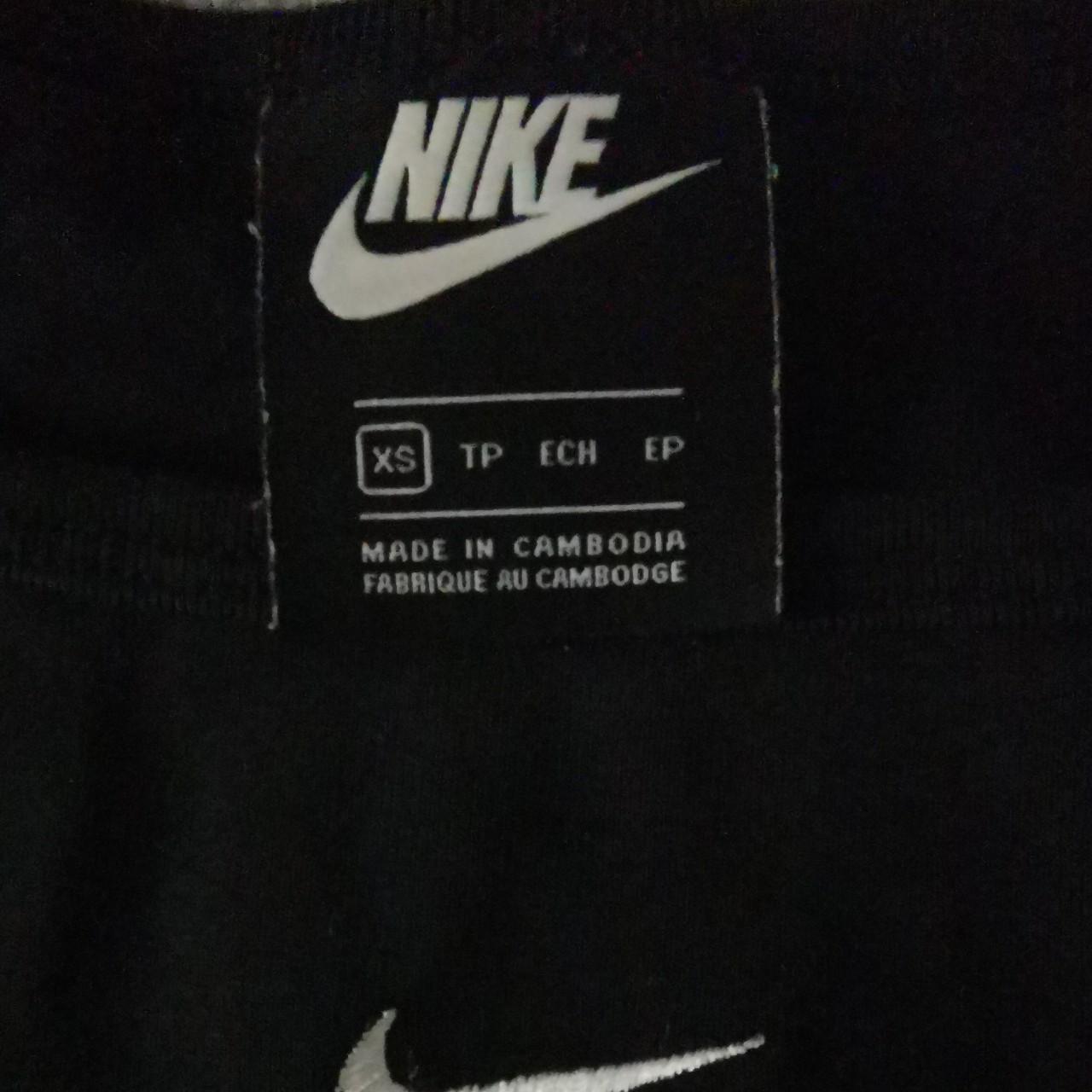 Nike High Neck Vest Crop Top In Black Size XS worn... Depop