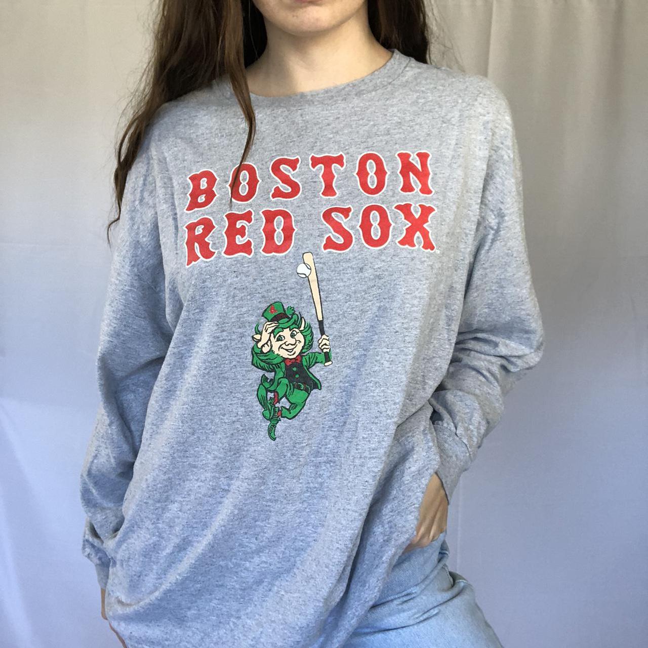 Mens Boston Red Sox Long Sleeve T-Shirts, Red Sox Long-Sleeved