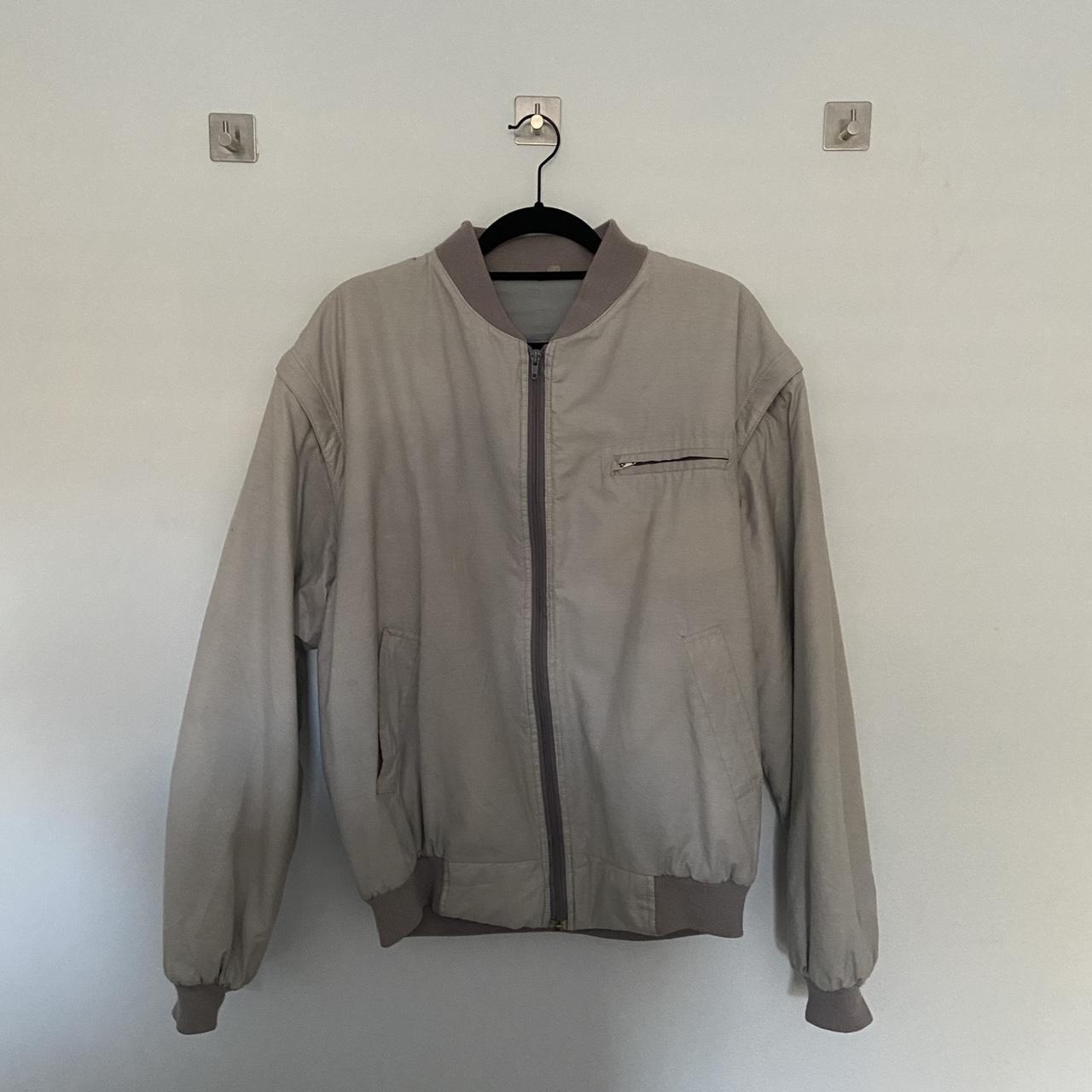 Men's Grey and Silver Jacket | Depop