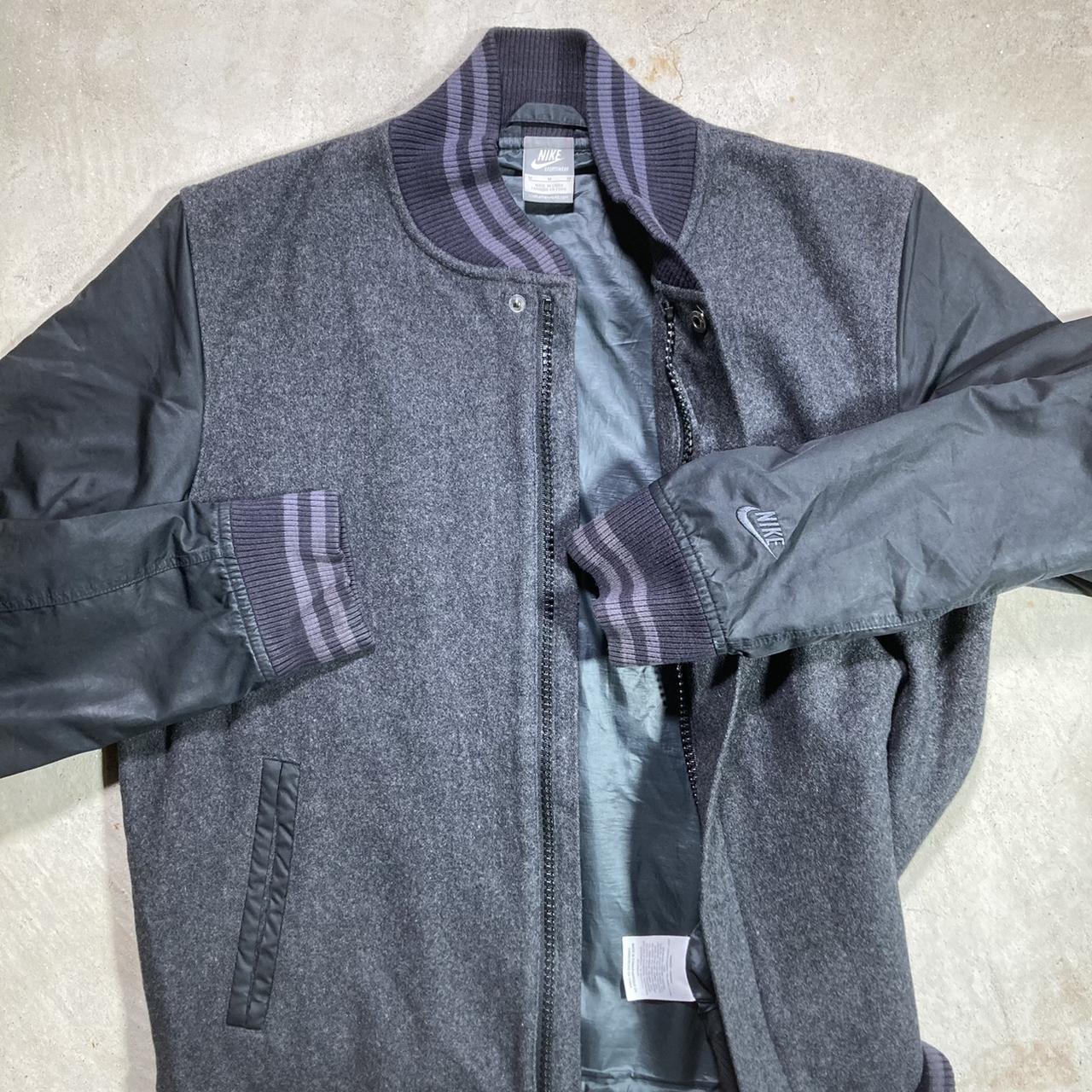 Vintage 2000s y2k Nike Sportswear Destroyer Bomber... - Depop