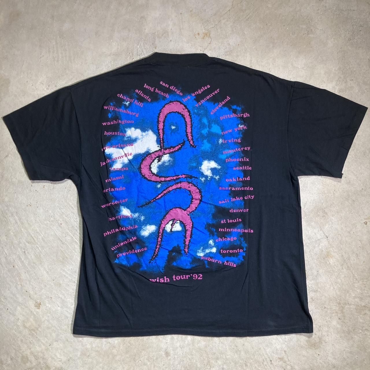 Vintage 90s The Cure Wish Tour T shirt tee 1992 in... - Depop