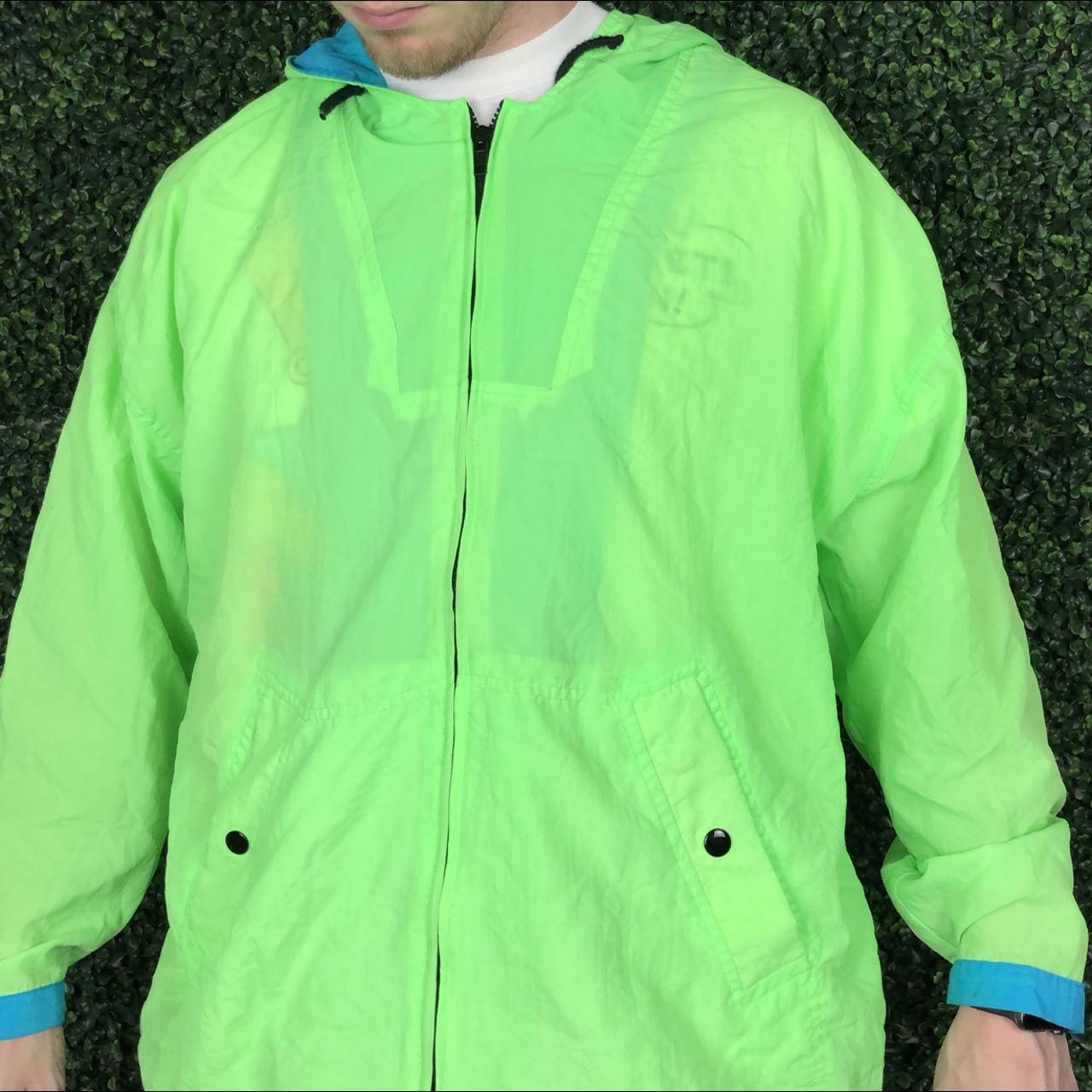 Mens neon sale windbreaker