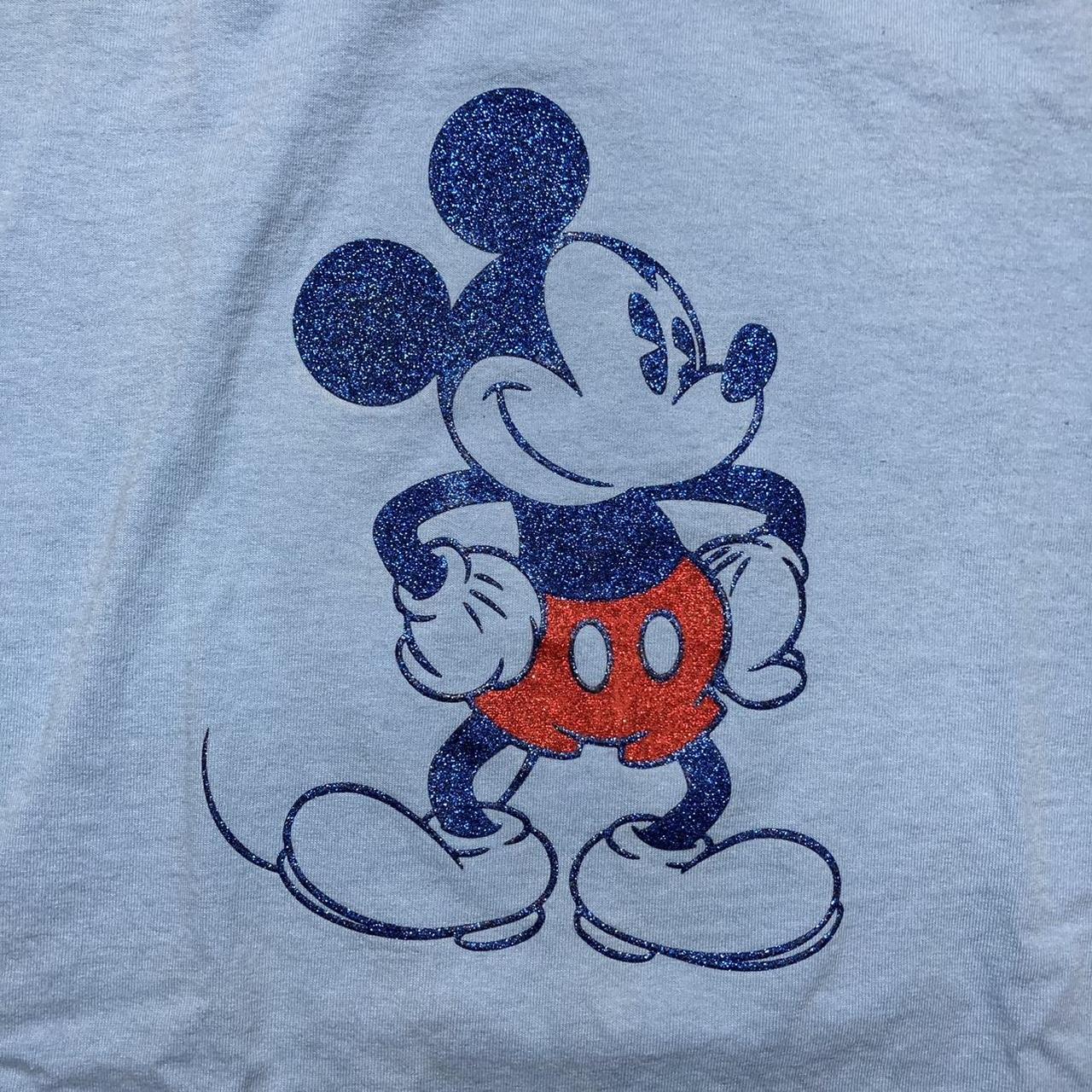 VINTAGE Disney Mickey Mouse Glitter Sparkle 00s... - Depop
