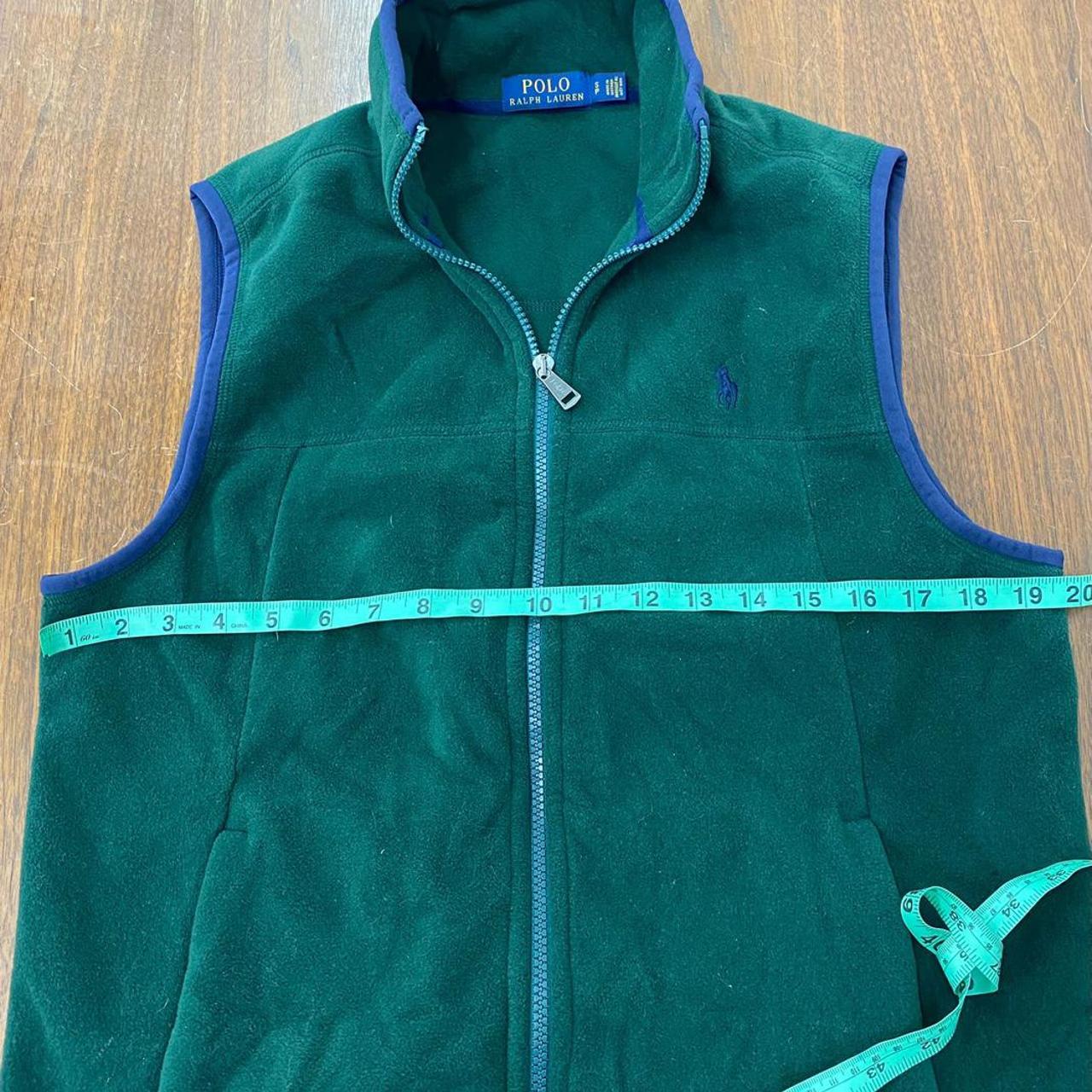 polo fleece vest mens