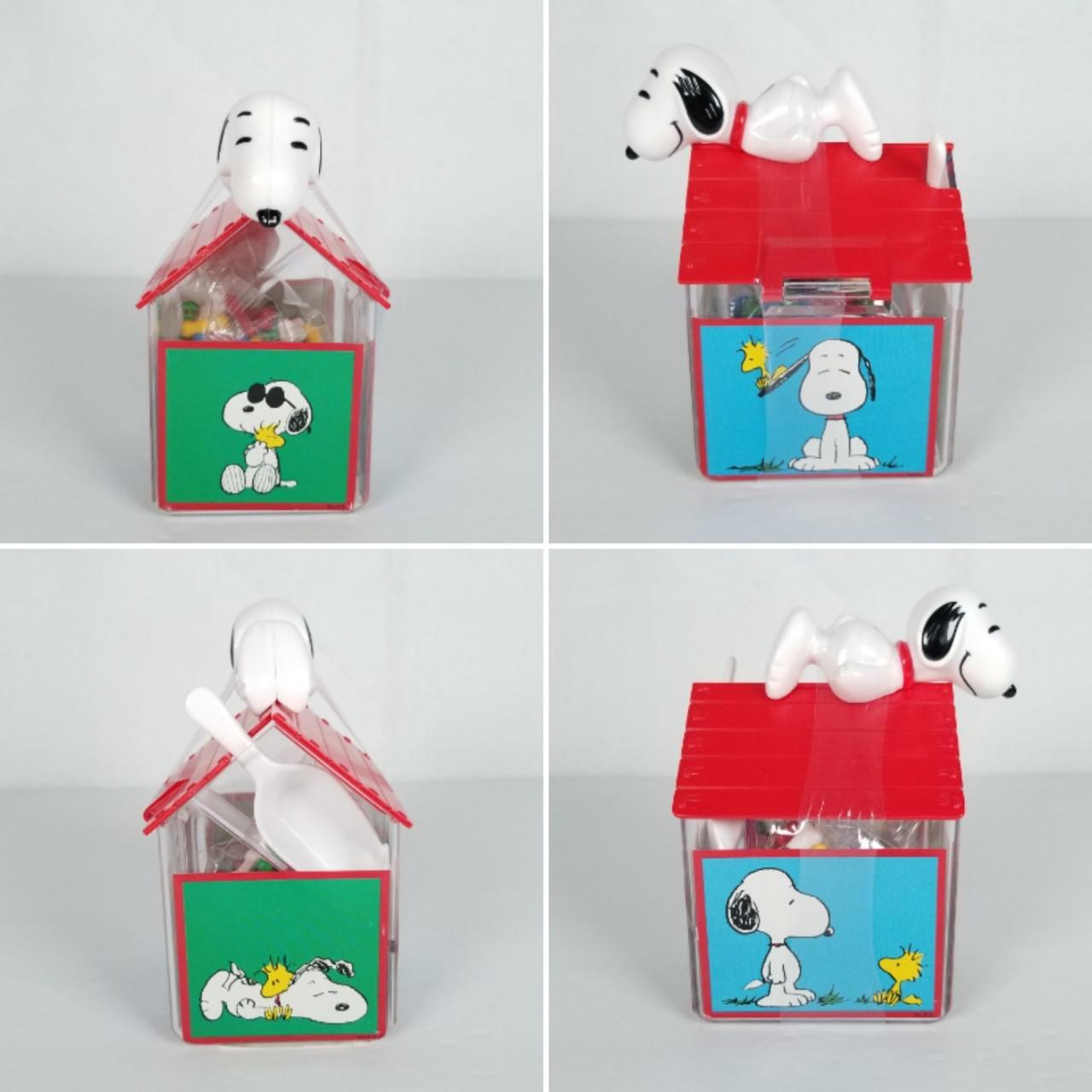 1999 Snoopy Dog House Filled With Candy Bonz, 50th - Depop