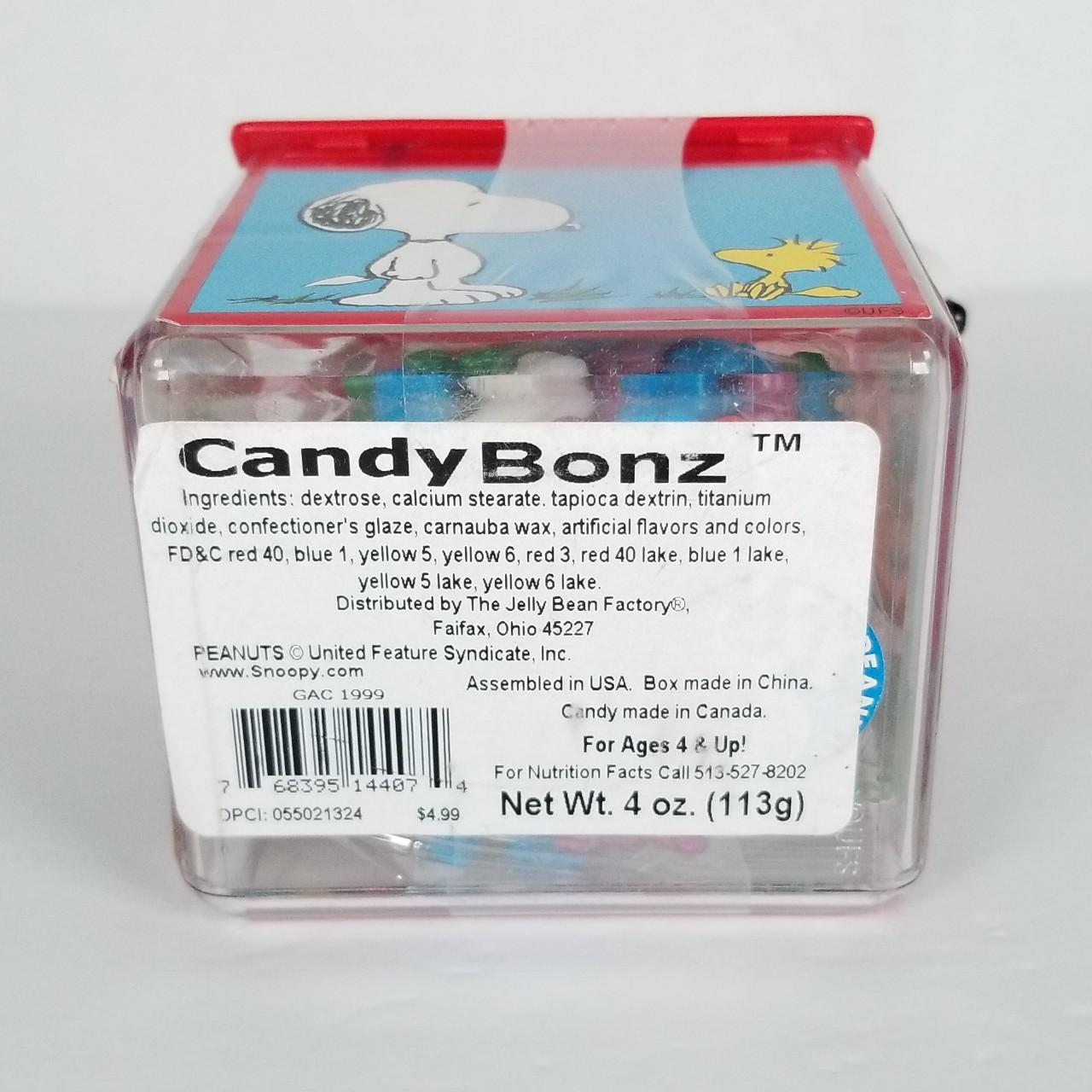 1999 Snoopy Dog House Filled With Candy Bonz, 50th - Depop