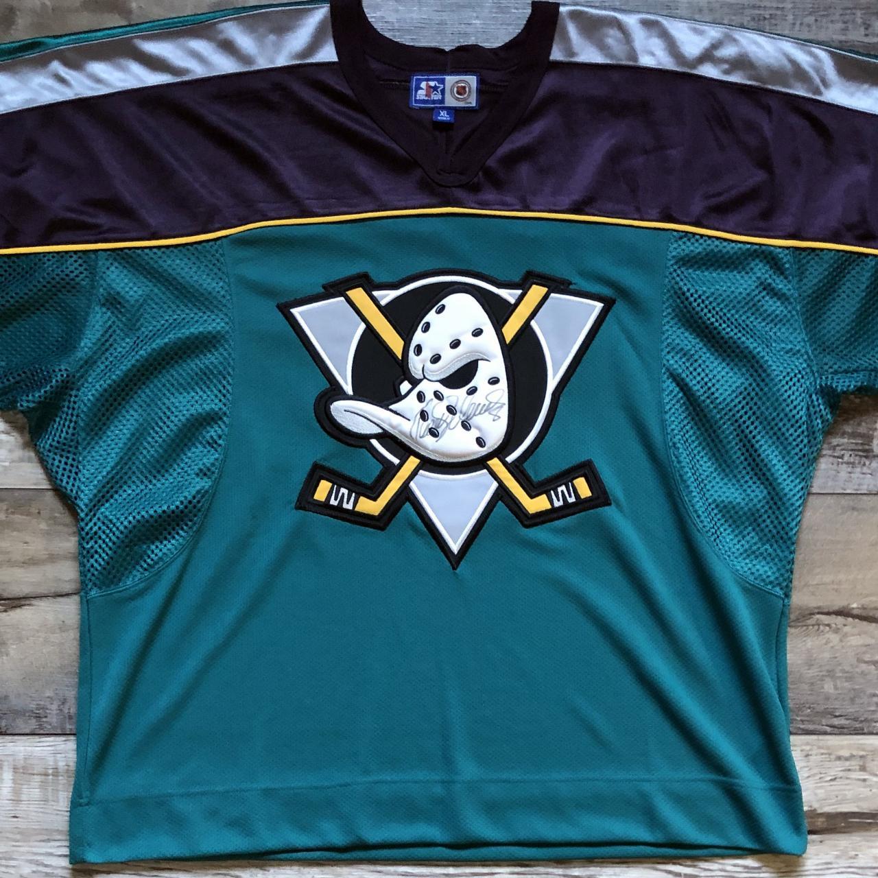 1990's Anaheim Ducks NHL Jersey (FREE - Depop