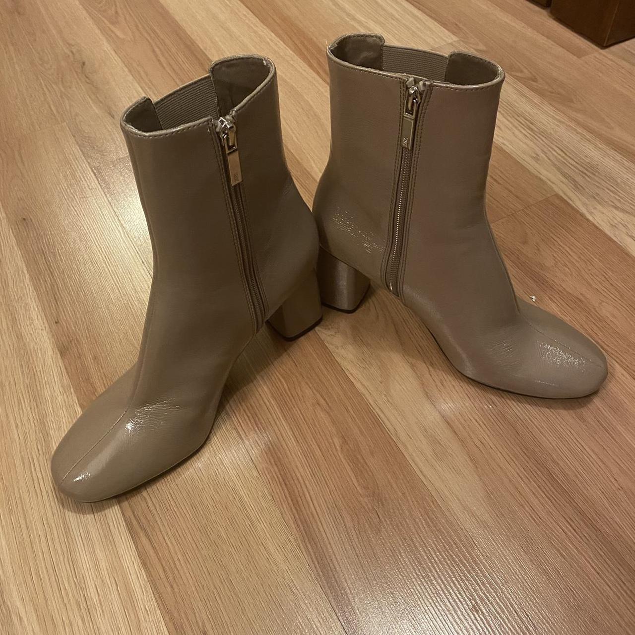 zara boots beige