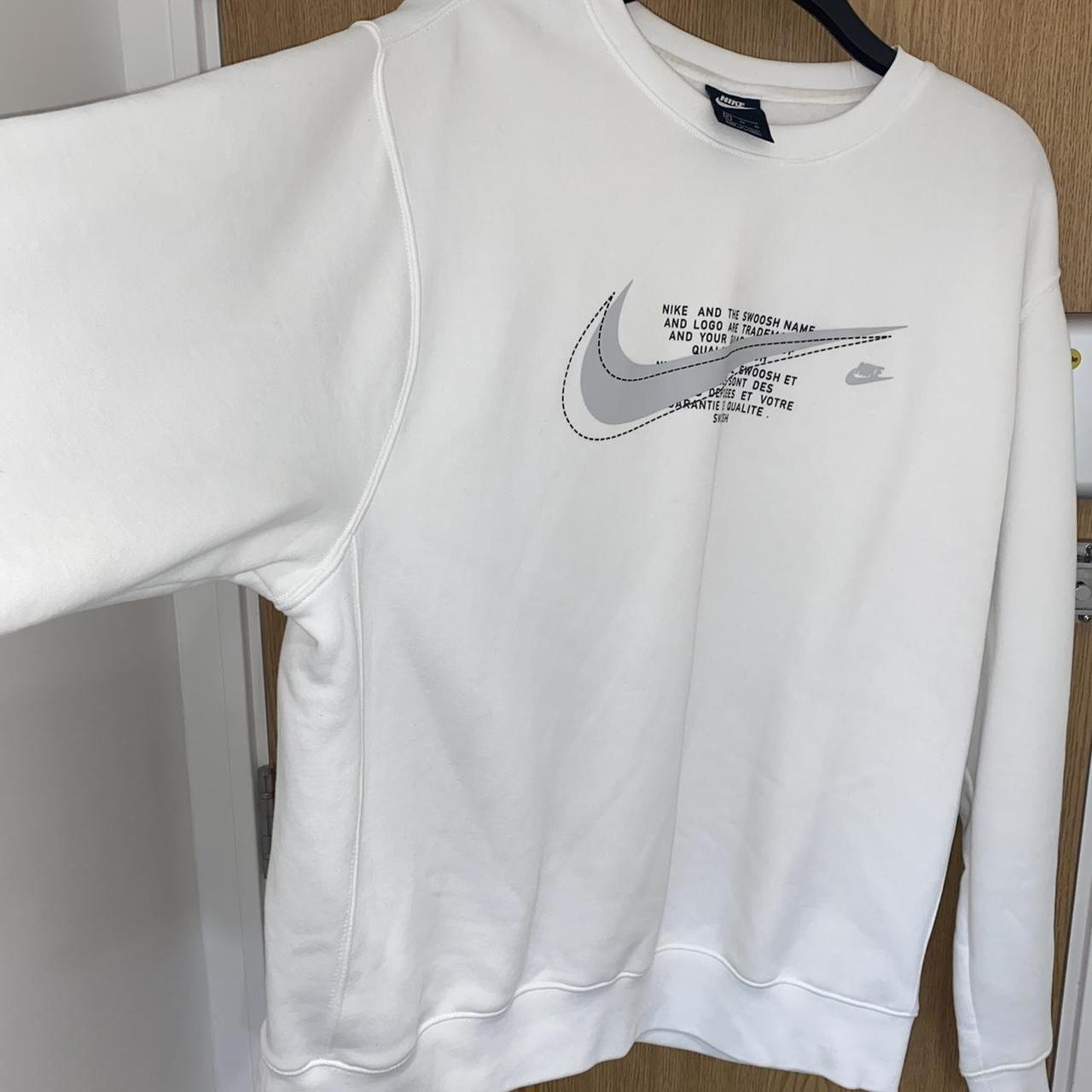 swoosh nike off white