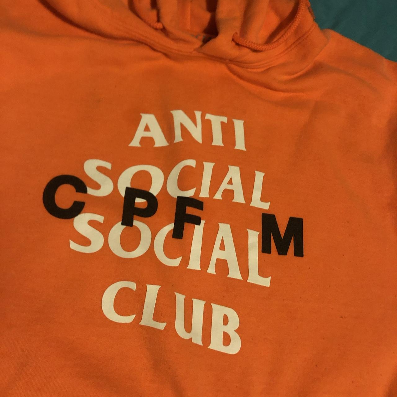 Anti Social Social Club x CPFM Hoodie [NEON ORANGE]