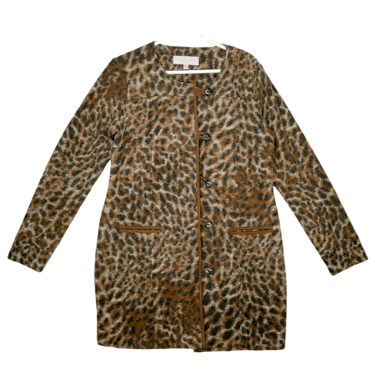 Groovygaluk Leopard Print Fur Jacket