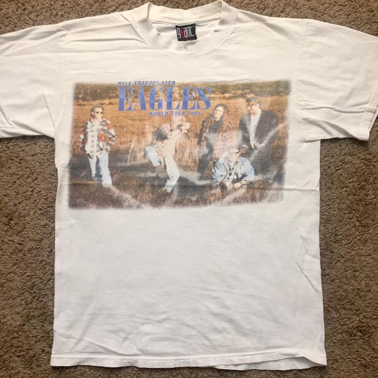 Vintage Eagles Hell Freezes Over T-shirt 1994 Rock 90s Tour