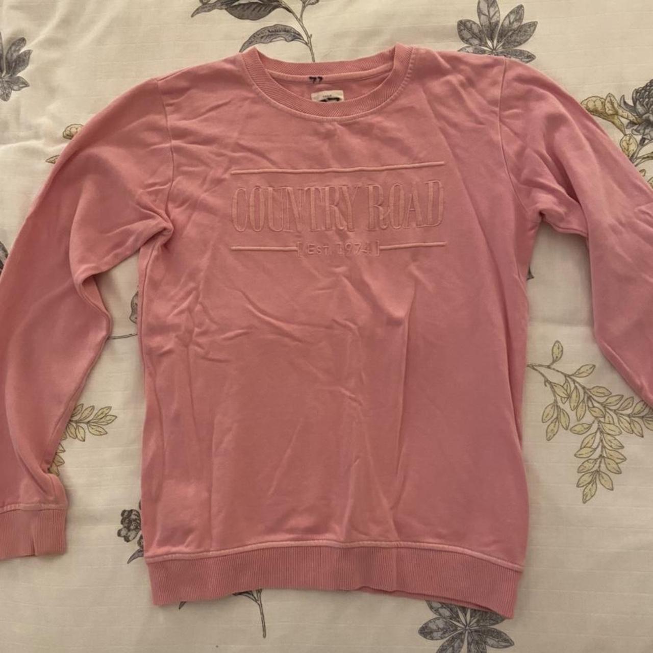 Women's Pink Sweatshirt | Depop