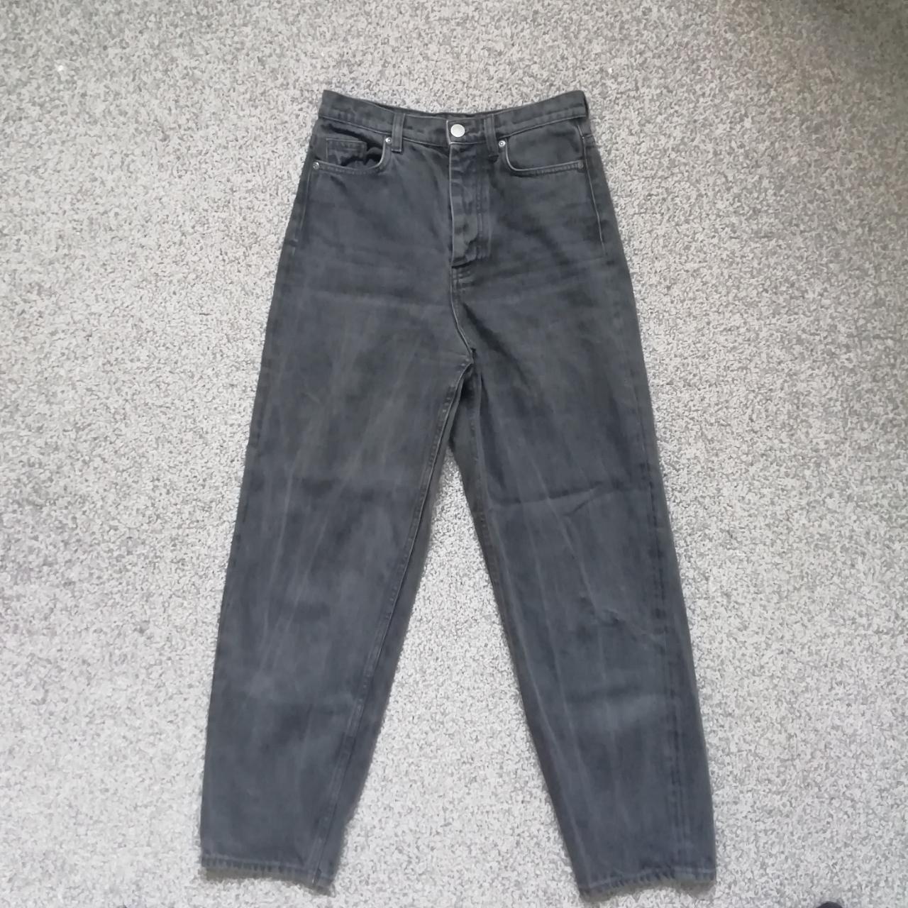Cos tapered jeans in faded black/grey (colour ever... - Depop