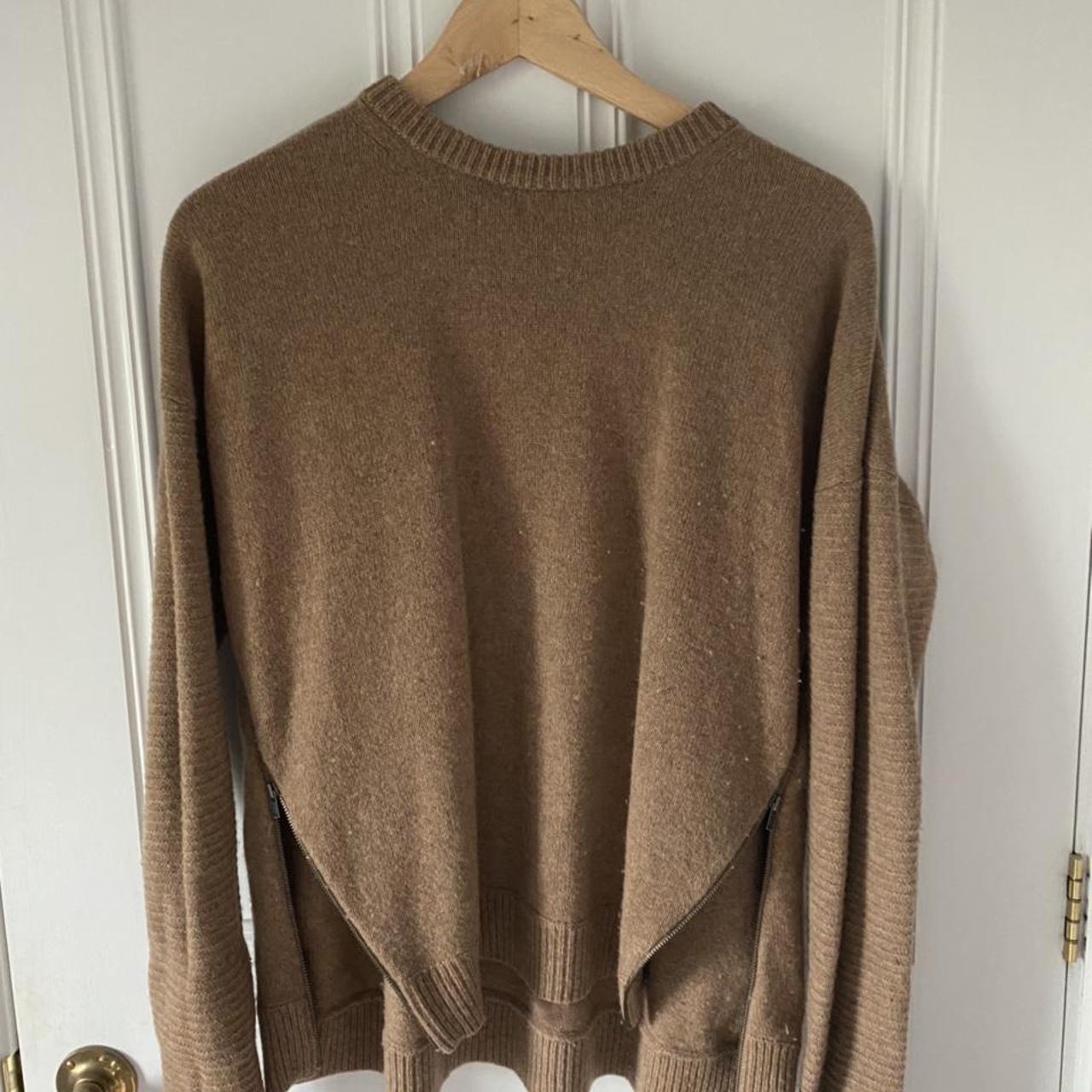 J CREW JUMPER WITH ZIPS SIZE XS (UK 8) GOOD... - Depop