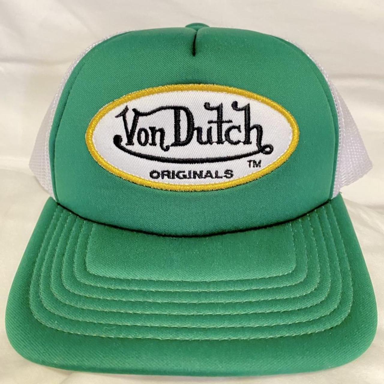 Von Dutch Men's Green Hat | Depop