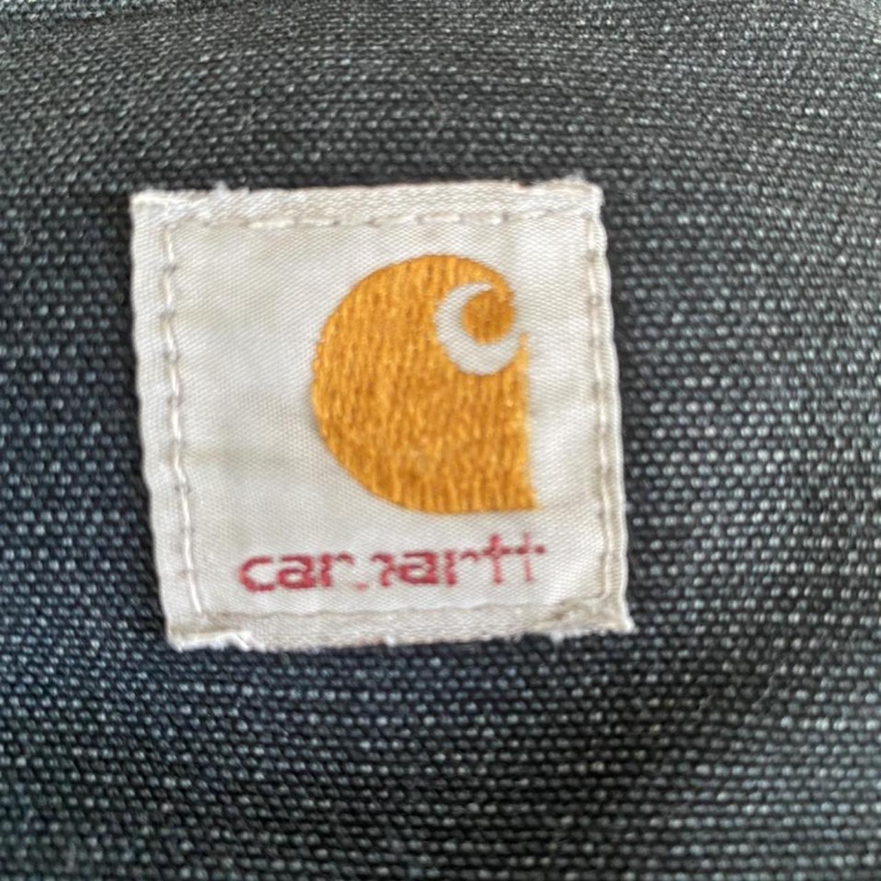 Vintage Black Carhartt Double Knee Carpenter... - Depop