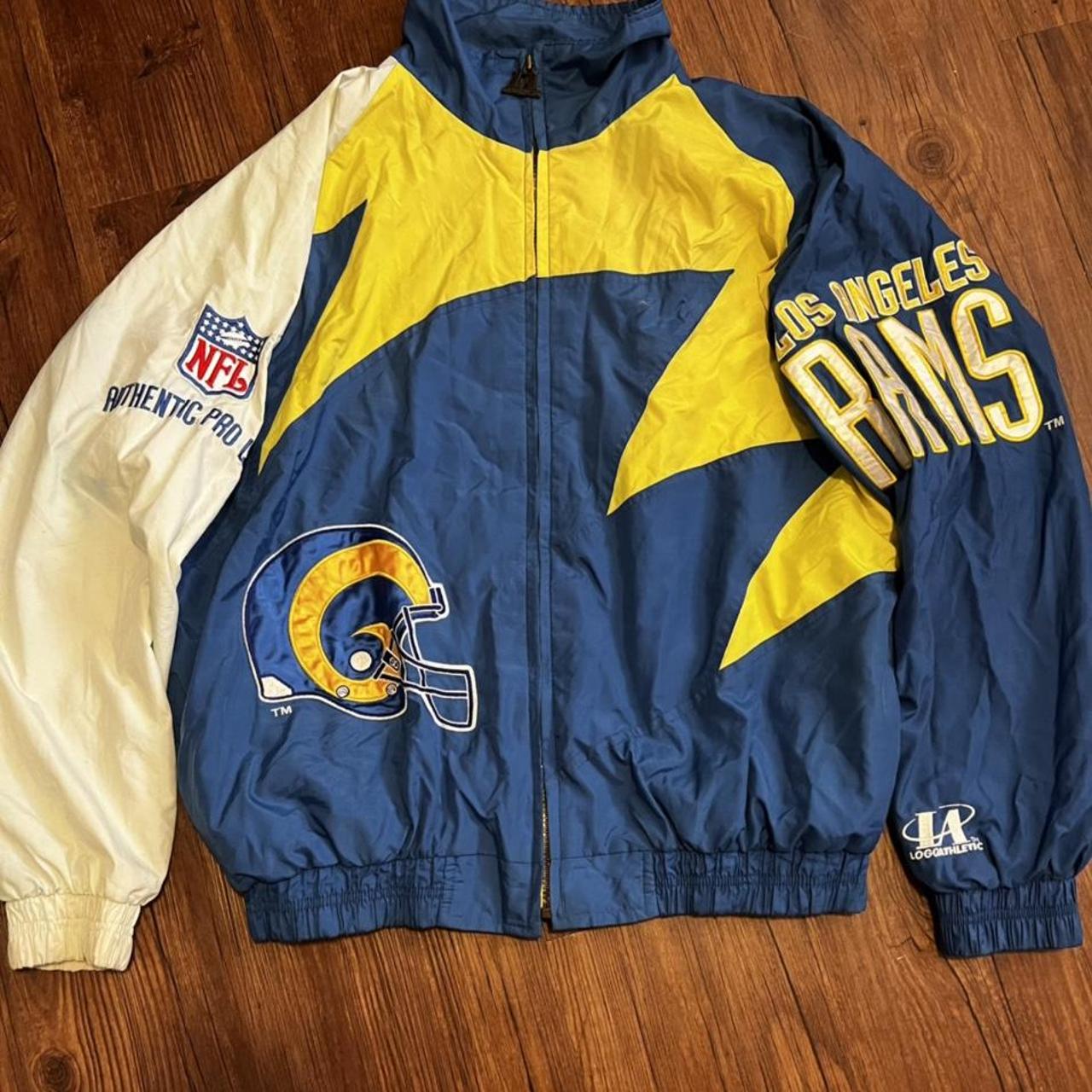 Vintage 90s logo athletic Los angles rams shark... - Depop