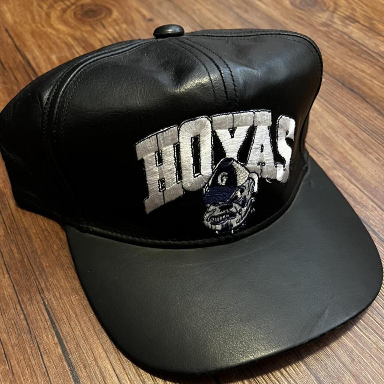 Vintage 90s Georgetown Hoyas leather... - Depop