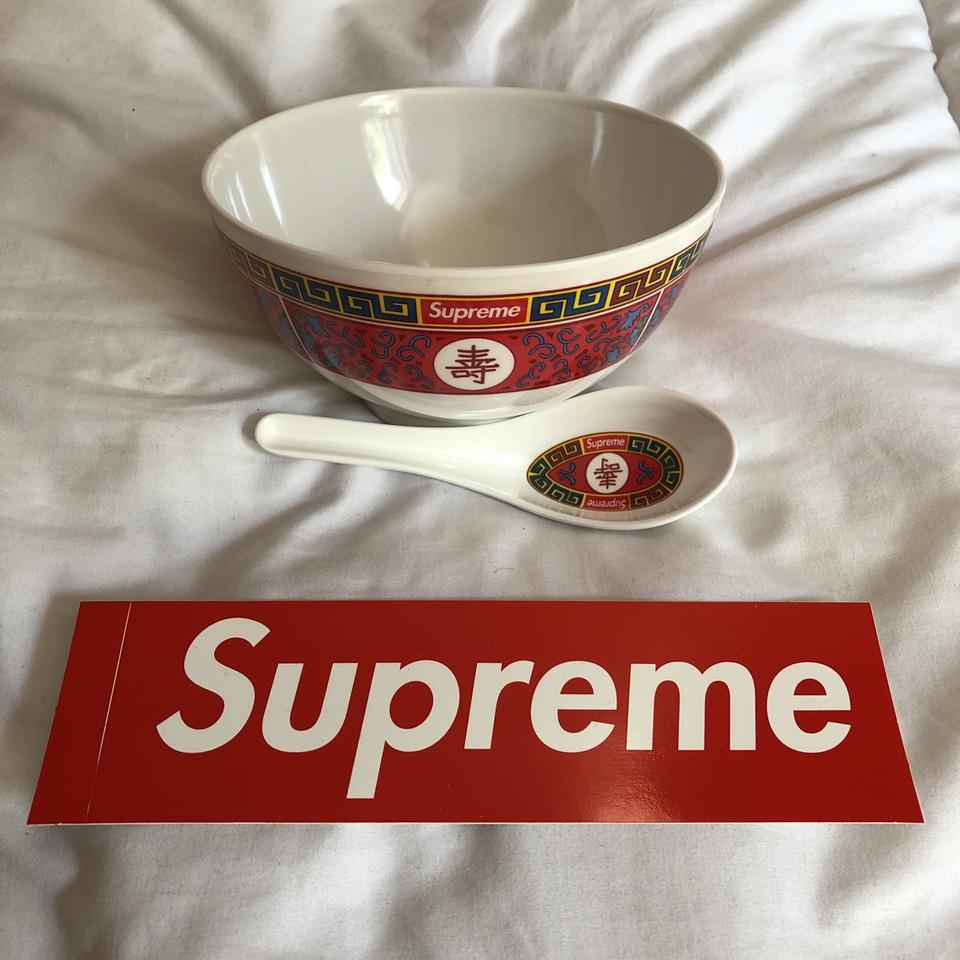 Supreme FW16 Longevity Soup Bowl & Spoon Set, Brand