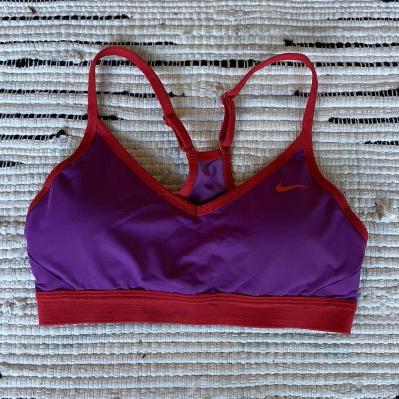 Nike Women's Red and Purple | Depop