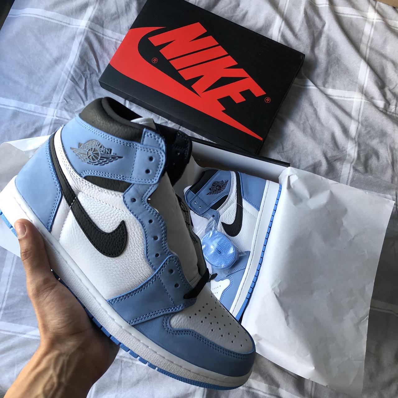 footpatrol jordan 1 university blue