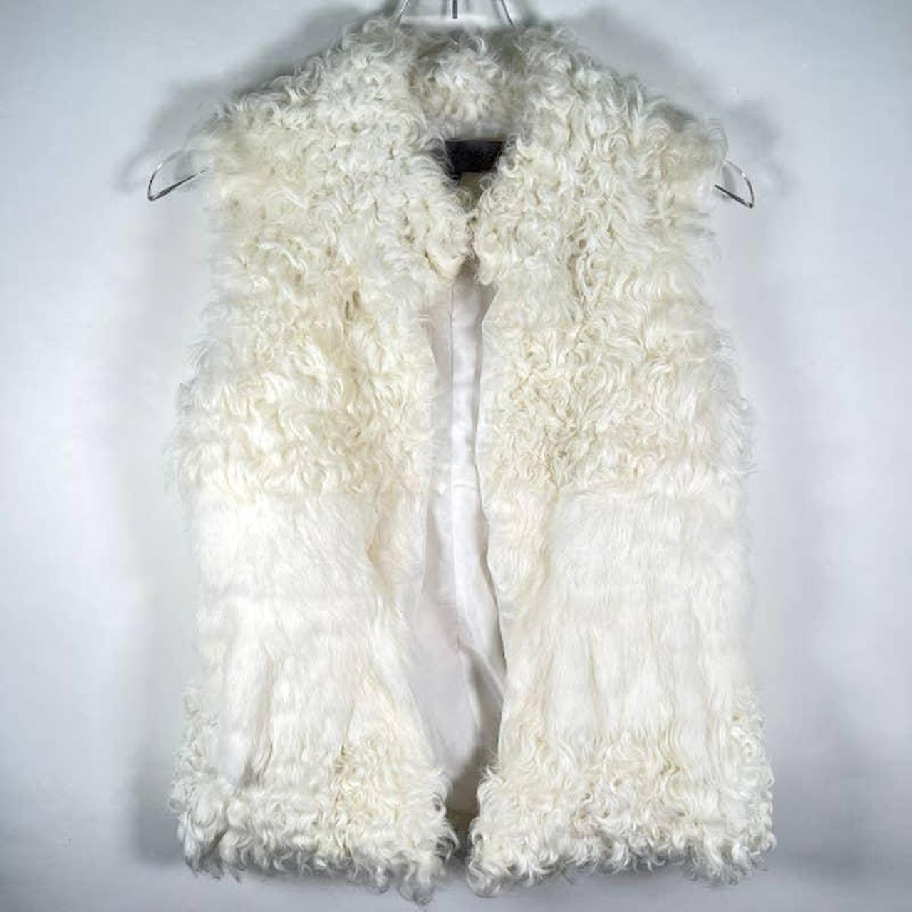 Off white deals fur vest