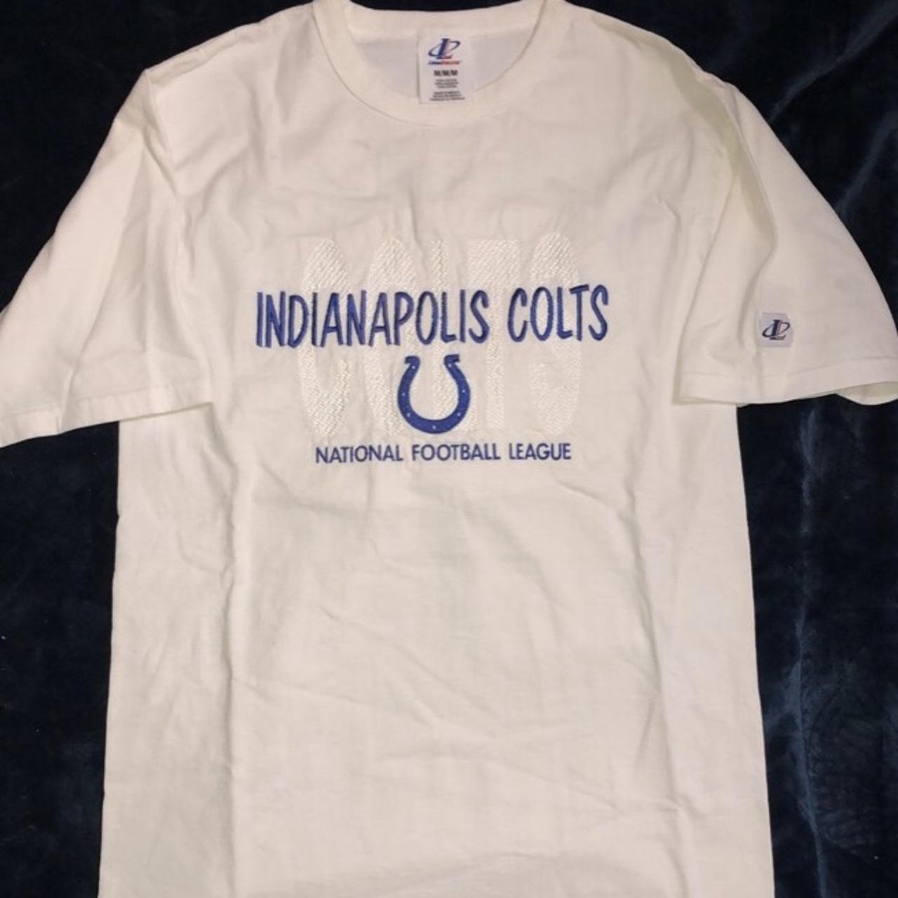 90s Indianapolis Colts NFL football Logo Athletic t - Depop