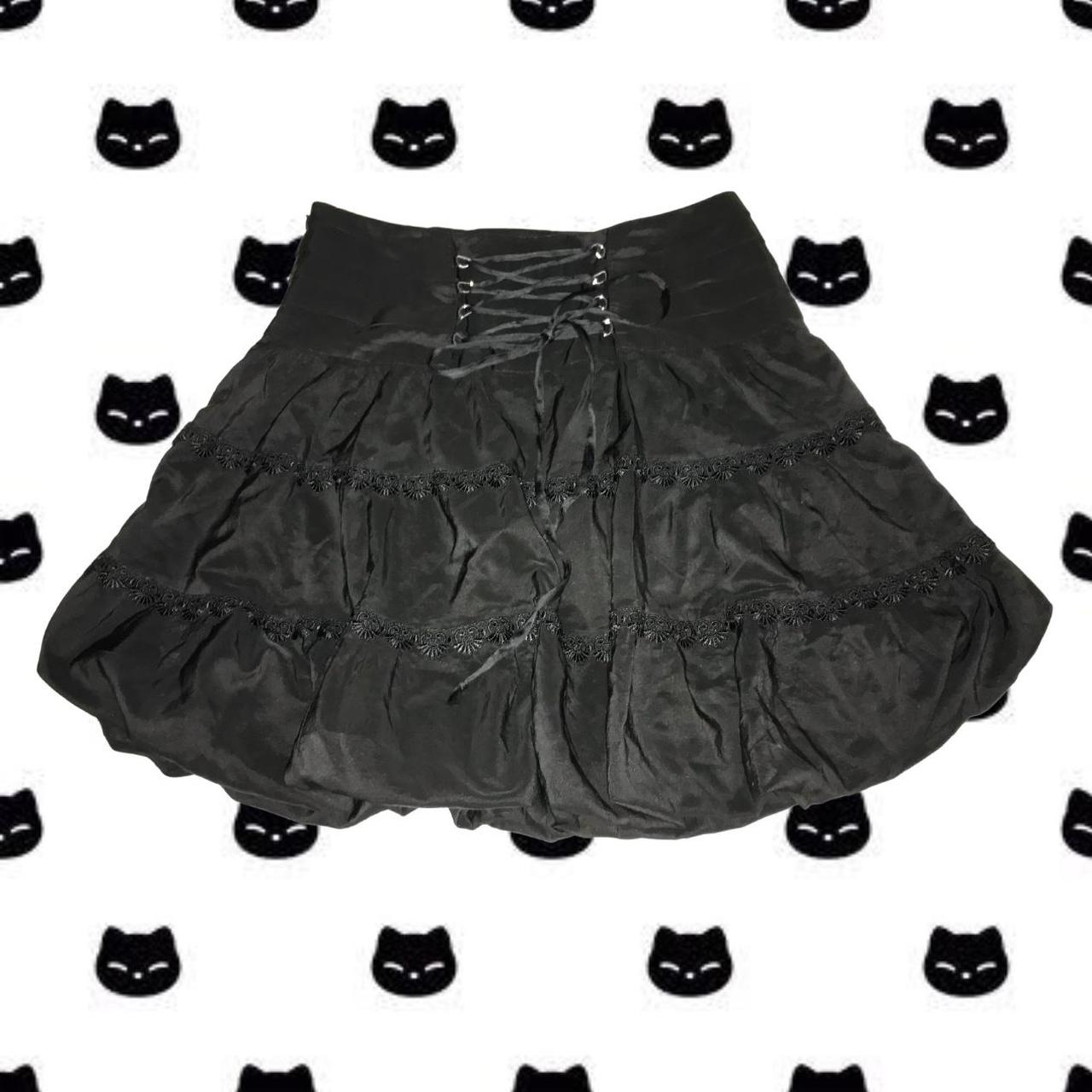 Bebe Black Bubble Mini Skirt 🐈‍⬛ Beautiful black... - Depop