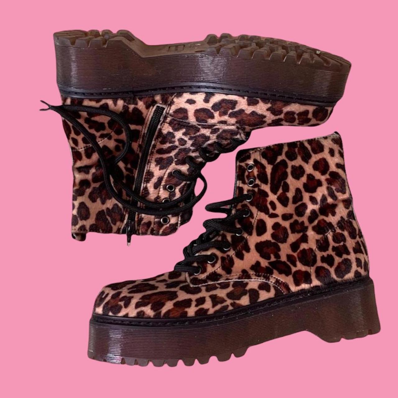 leopard print bearpaw boots