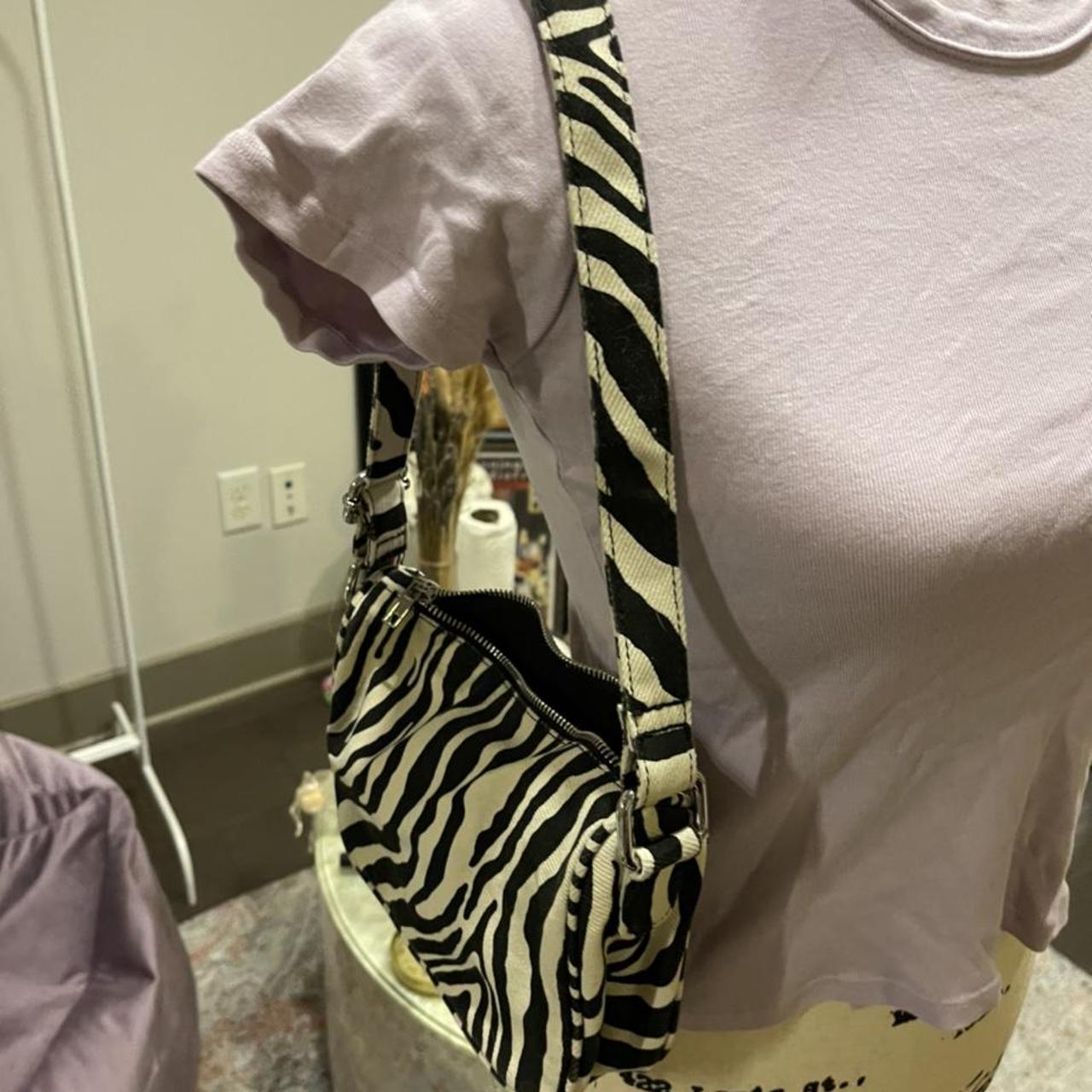 Brandy melville zebra print purse She s so cute I