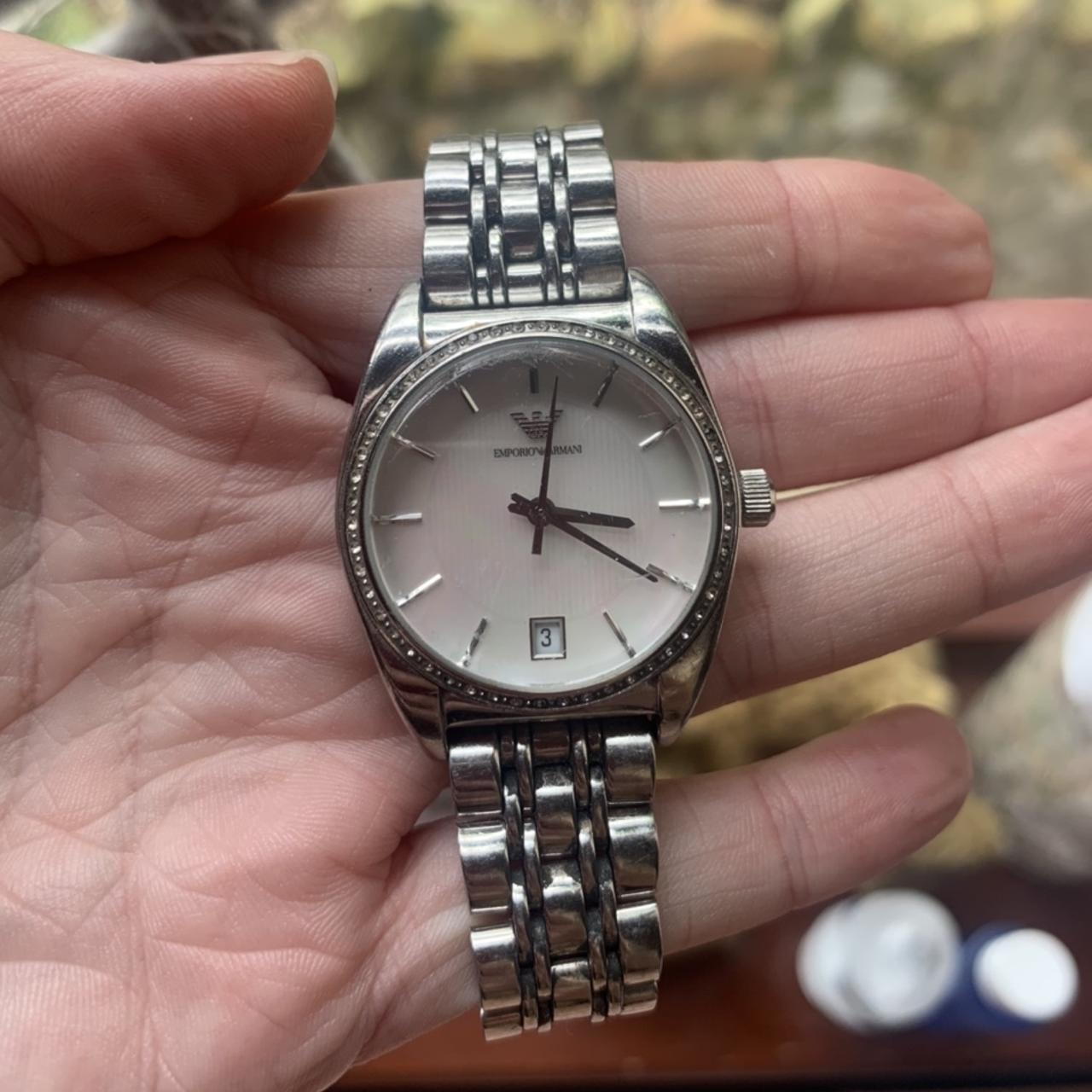 Cute Armani watch battery does need replacing but Depop